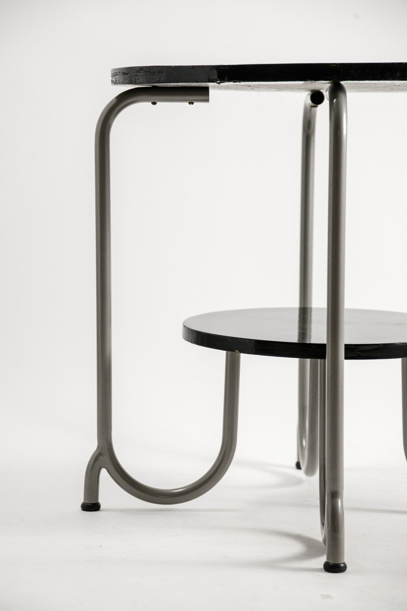 Side Table with Tubular Steel Frame / チューブラースチール サイドテーブル