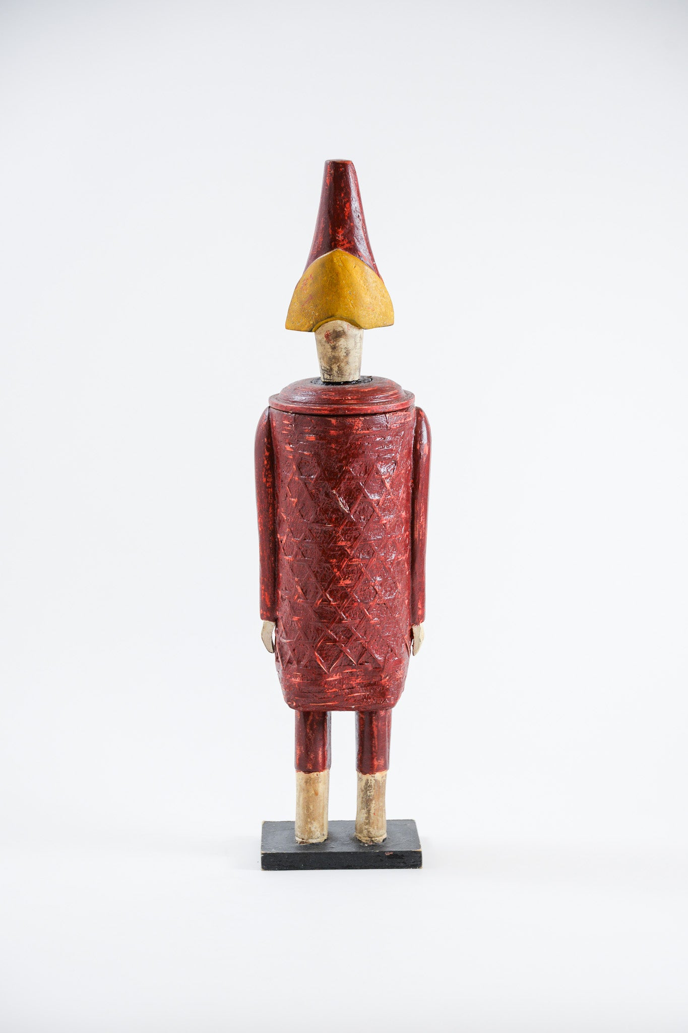 Red Human-shaped Container / 赤い人の容器オブジェ