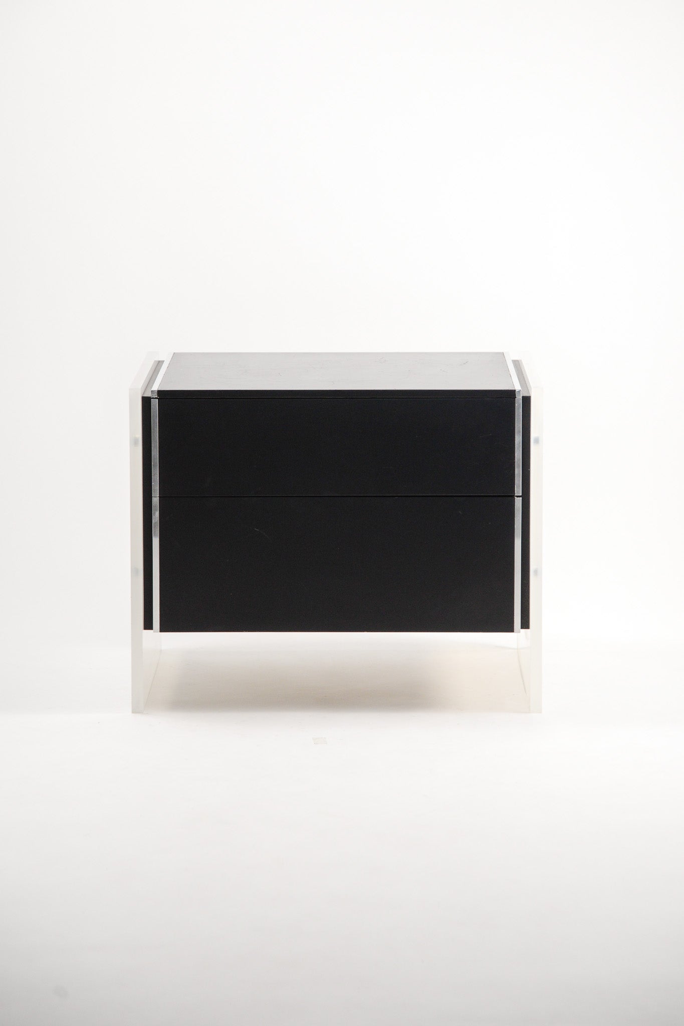 Lucite Drawer Side Table / アクリル引き出し付き サイドテーブル