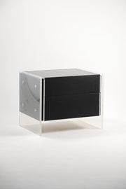 Lucite Drawer Side Table / アクリル引き出し付き サイドテーブル
