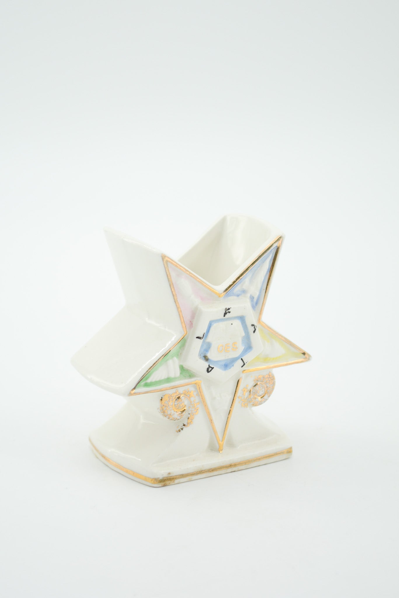 Order of the Eastern Star Ceramic Vase / オーダー・オブ・ジ・イースタン・スター セラミック フラワーベース