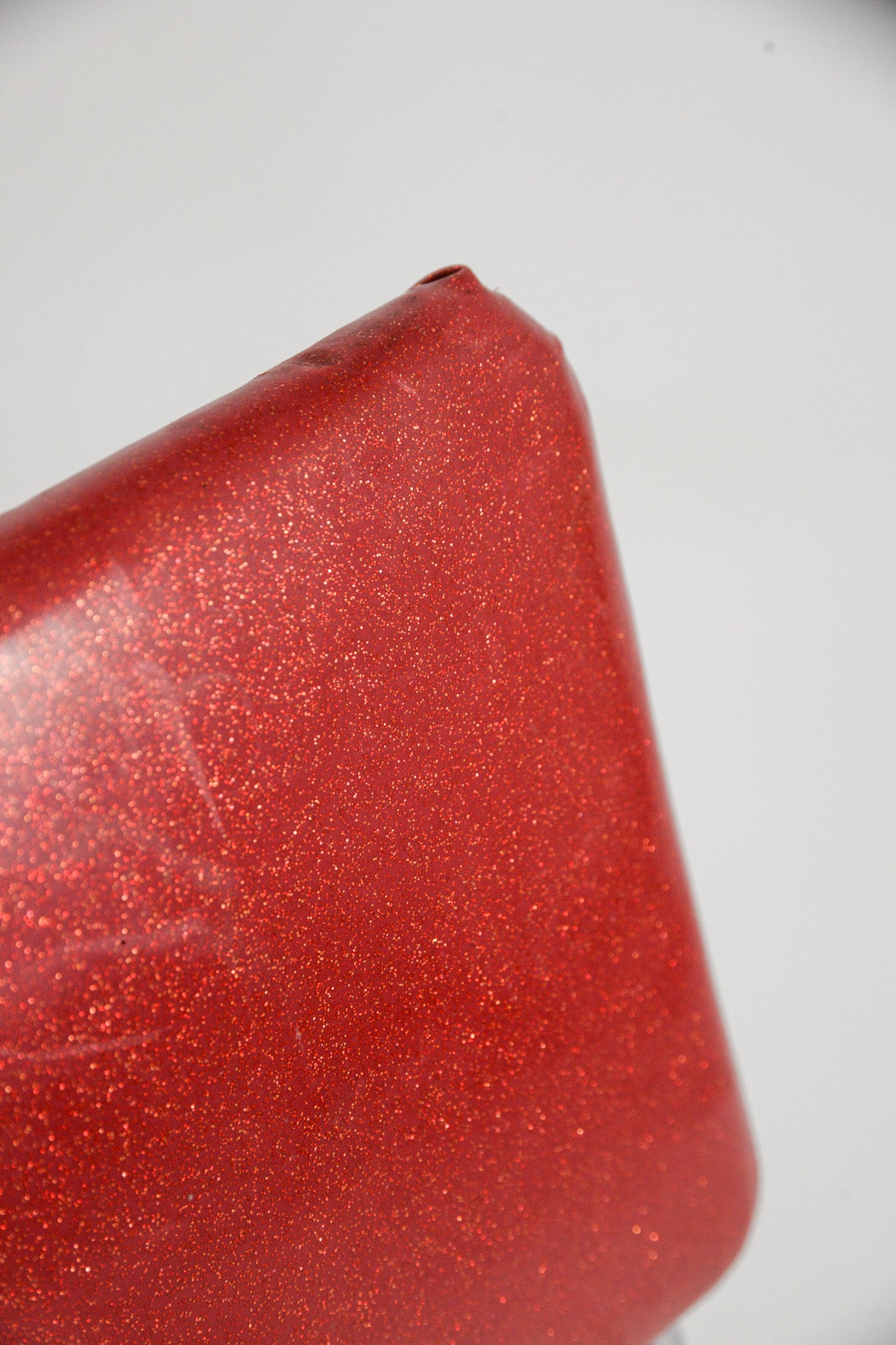 Vintage Red Lame Fabric Side Chair / 赤ラメファブリックチェア