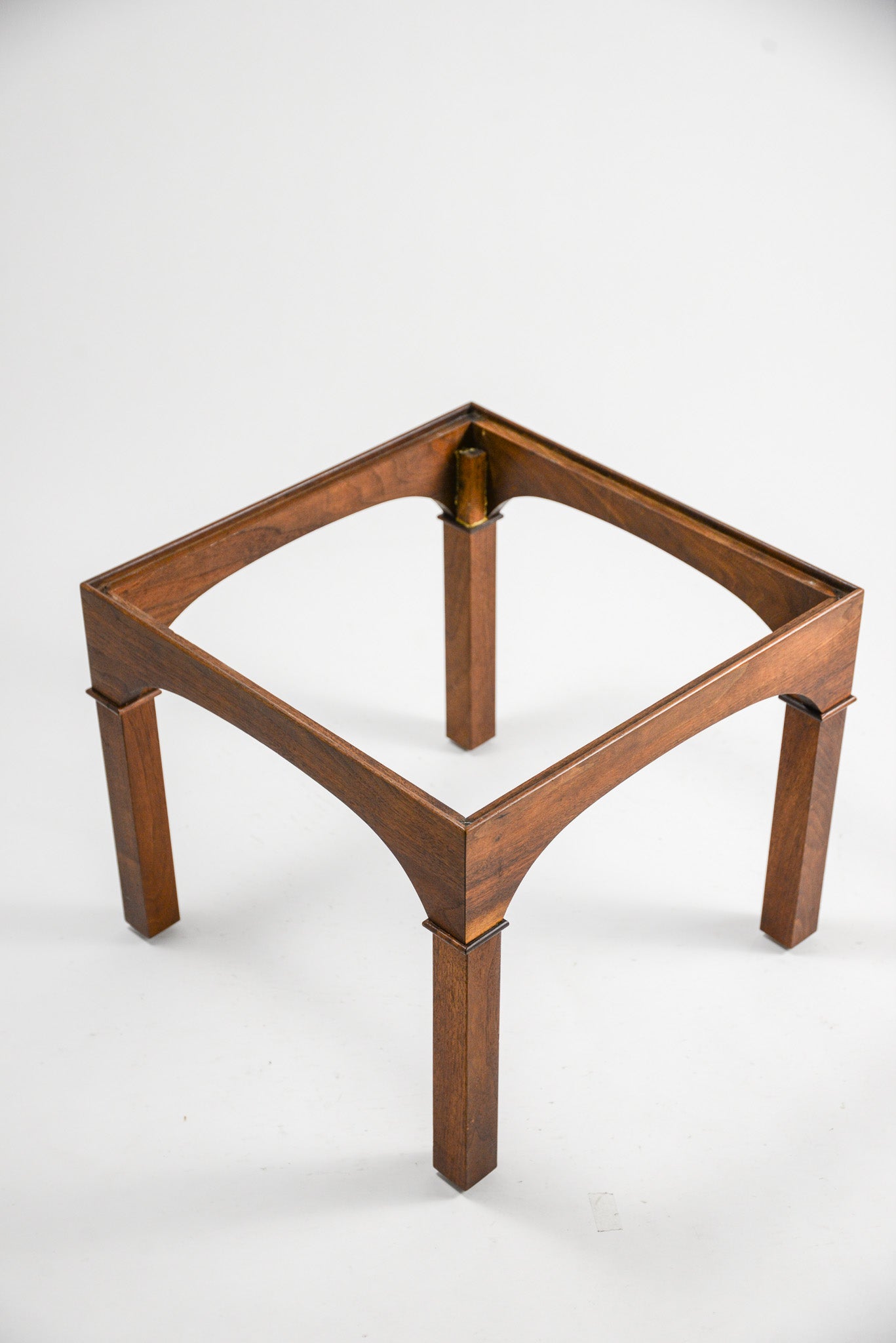 Square Table with Marble Top by John Keal for Brown Saltman/ 大理石天板スクエアテーブル