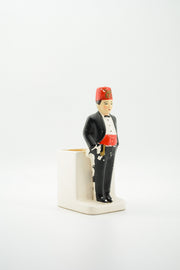 Shriners Ceramic Lidded Container / シュライナー 陶器入れ物