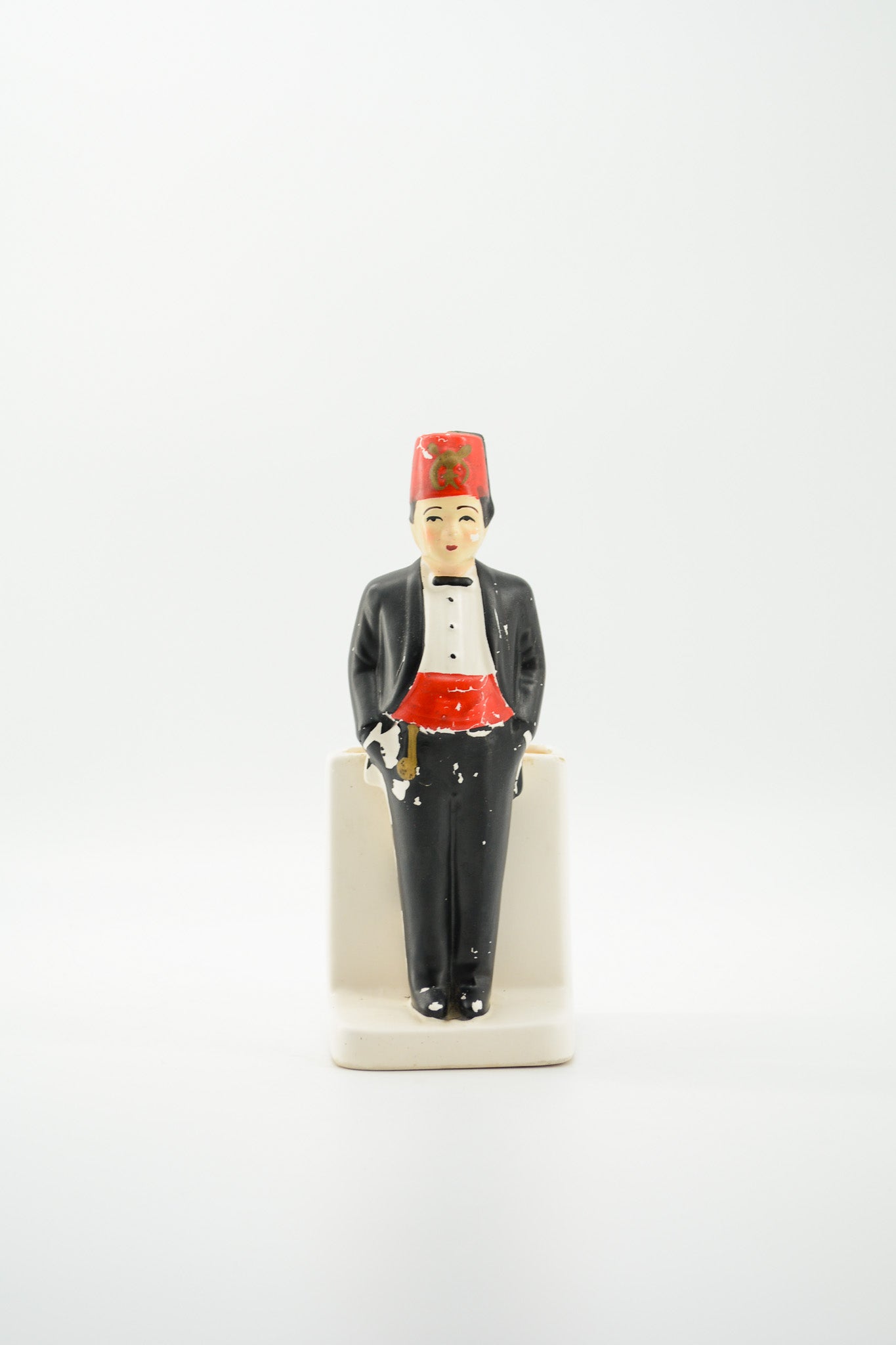 Shriners Ceramic Lidded Container / シュライナー 陶器入れ物