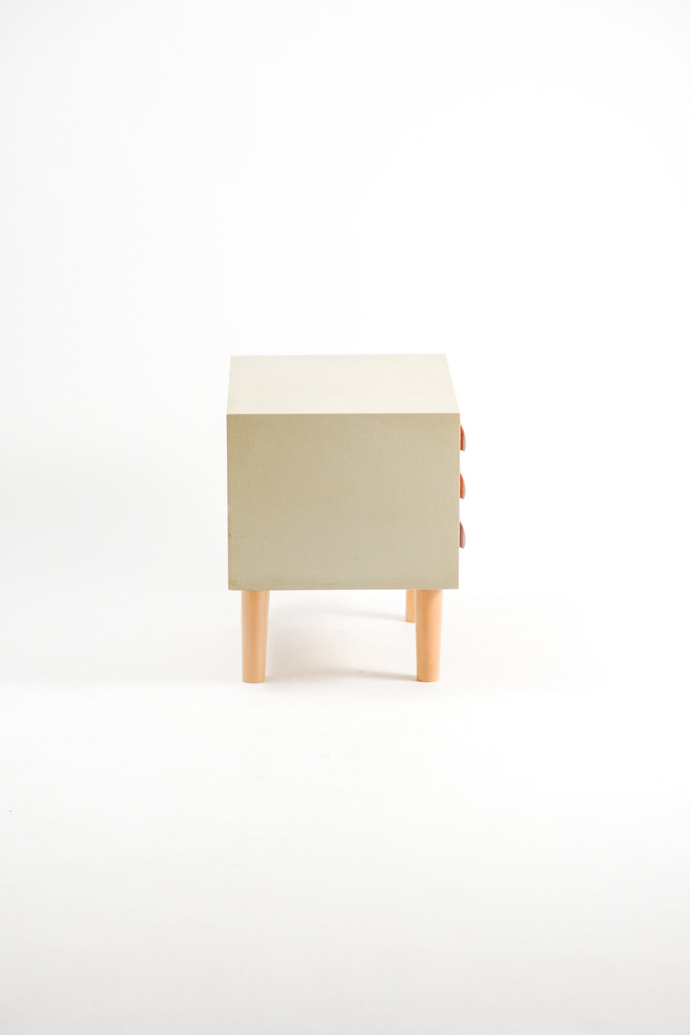 Wooden 3-Drawer Mini Cabinet / 木脚 3段ミニキャビネット