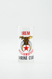 Shriner Glass Red & Gold / シュライナー　グラス　赤、金プリント