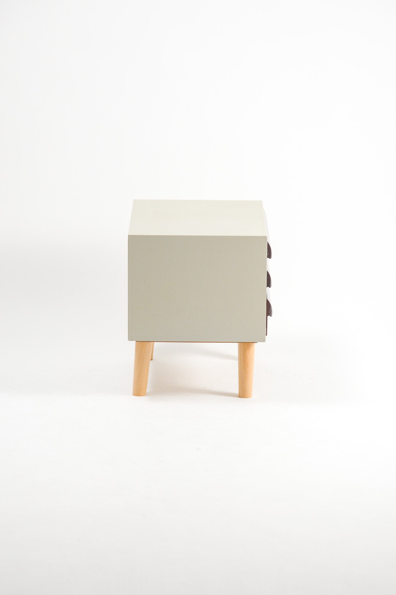 Wooden 3-Drawer Mini Cabinet / 木脚 3段ミニキャビネット
