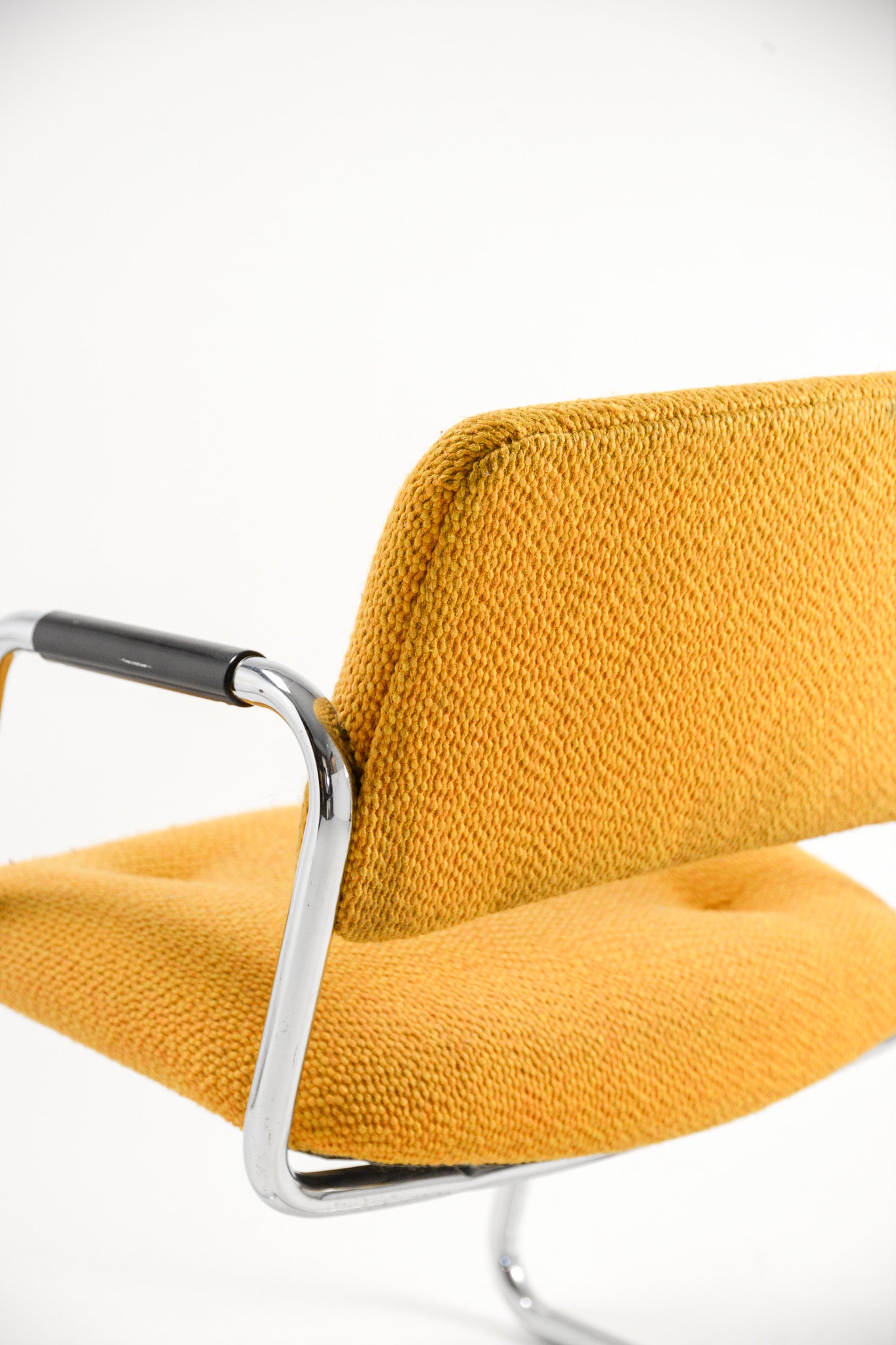 Yellow Fabric Armchair / イエローファブリックアームチェア