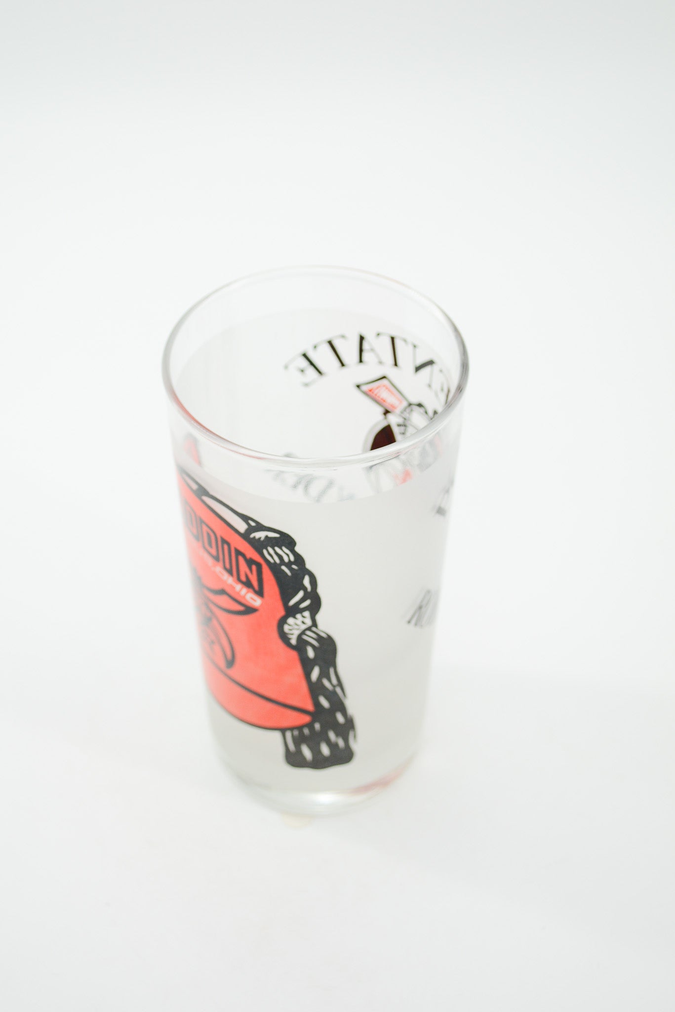 Shriners Glass with Fez Hat Print / シュライナー グラス フェズハットプリント