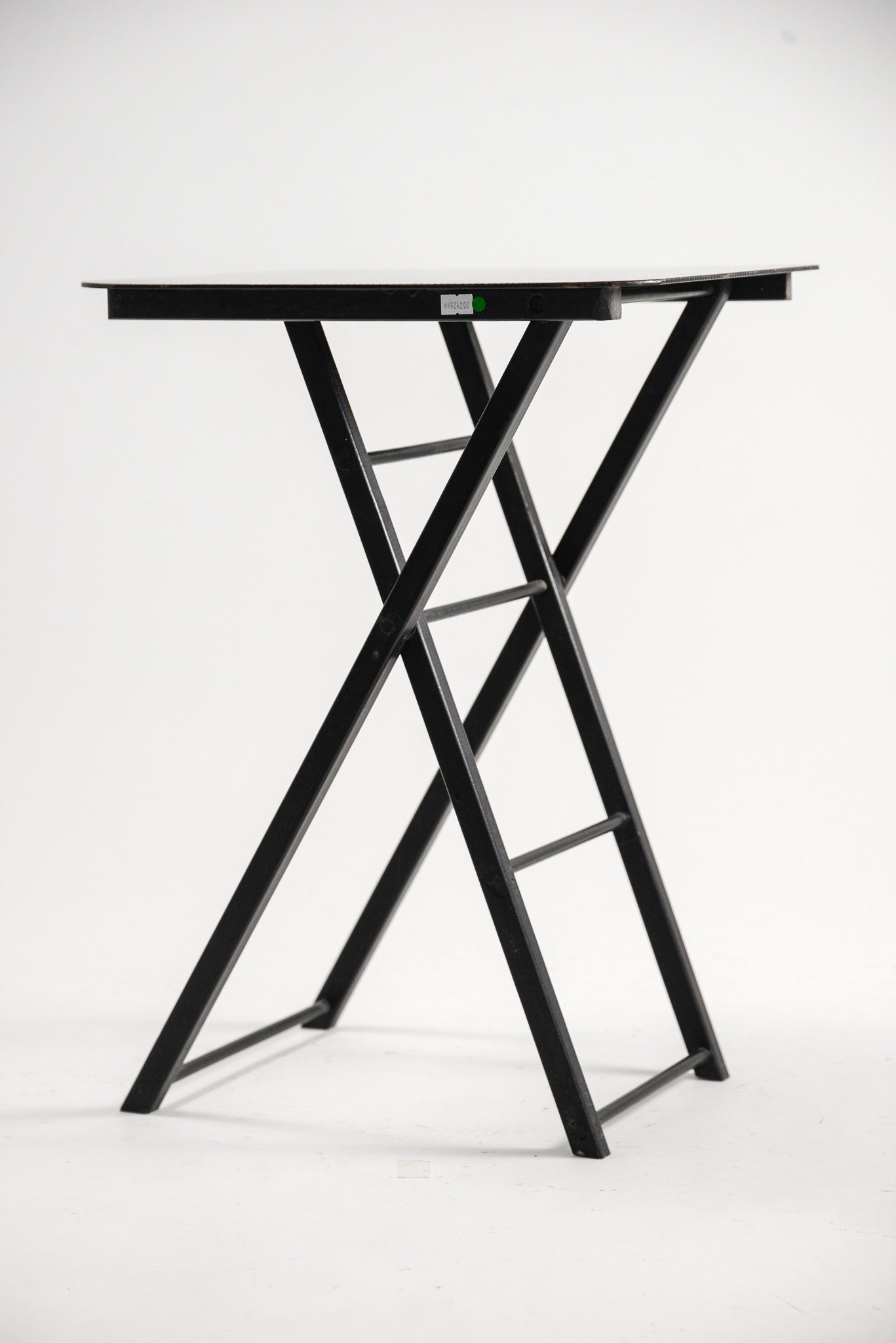 Folding Side Table Green & Black / 折りたたみ サイドテーブル (グリーン & 黒天板)