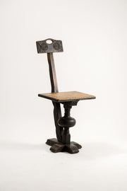 Wooden Primitive Spinning Chair / 木製プリミティブスピニングチェア