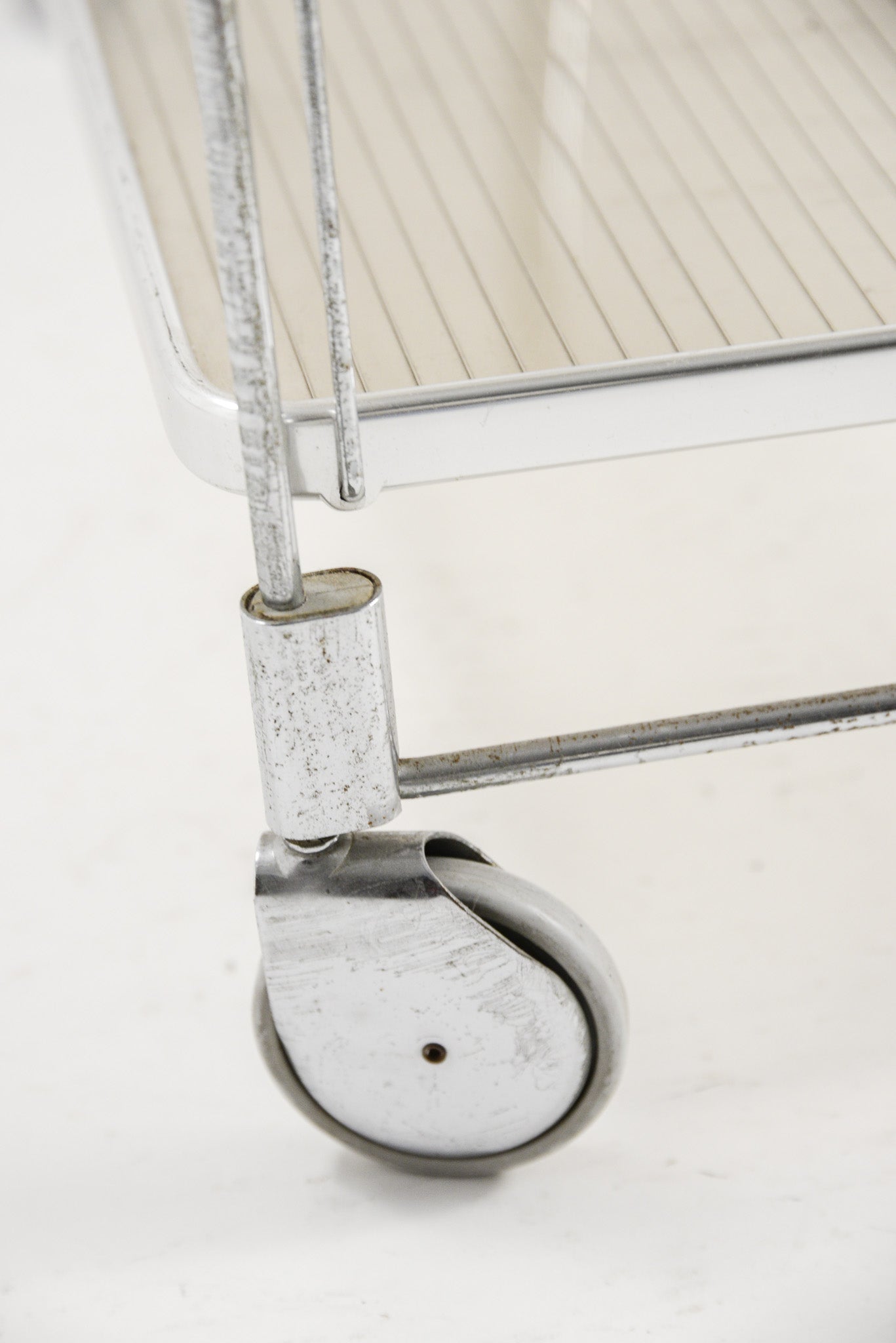 Chrome Acrylic Folding Wagon / クローム×アクリルトレー 折りたたみワゴン