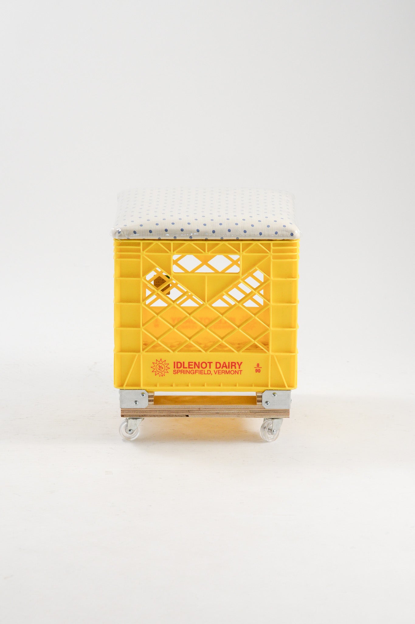 Caster Yellow Crate Stool by studio truss / オリジナル キャスター クレート スツール