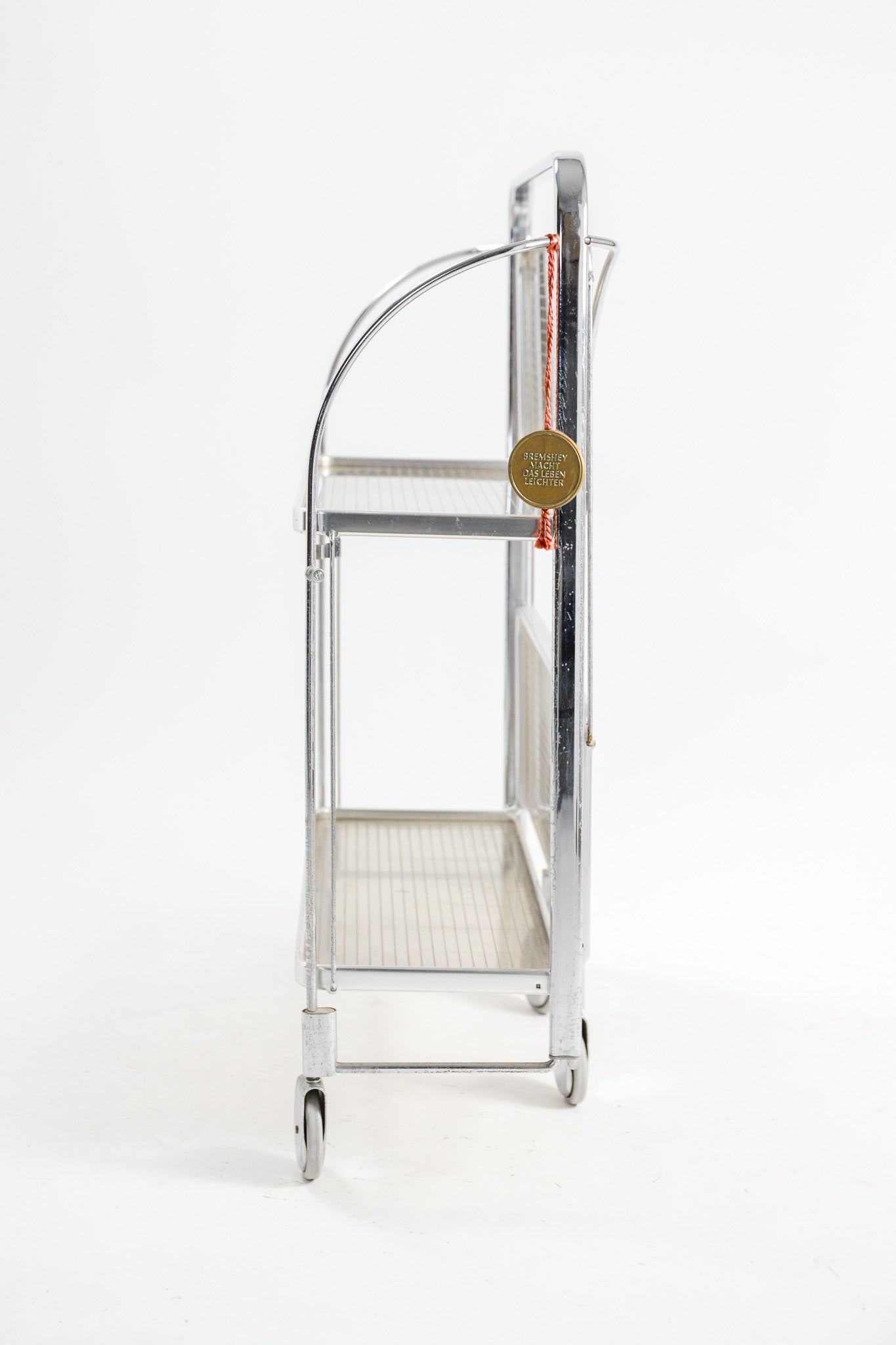 Chrome Acrylic Folding Wagon / クローム×アクリルトレー 折りたたみワゴン