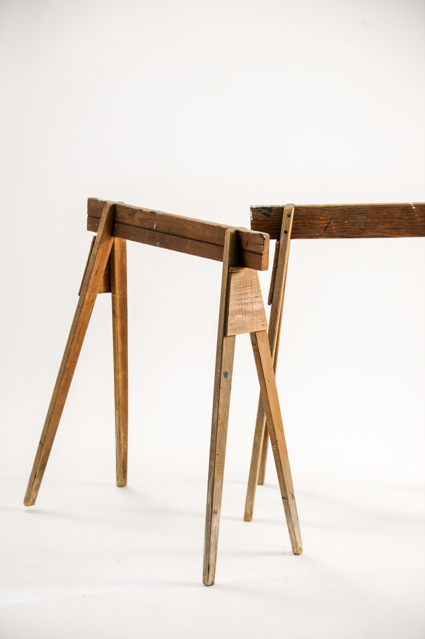Wooden Sawhorse (Pair) / 木製ウマ (ペア)