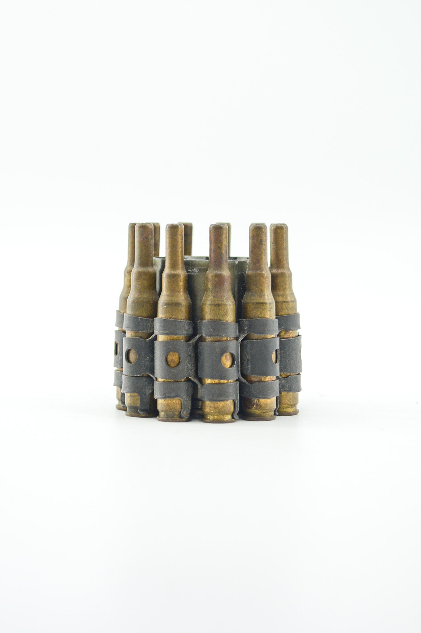 Bullet Belt Art Object &amp; Holder / ミリタリー カートリッジ キャンドルホルダー