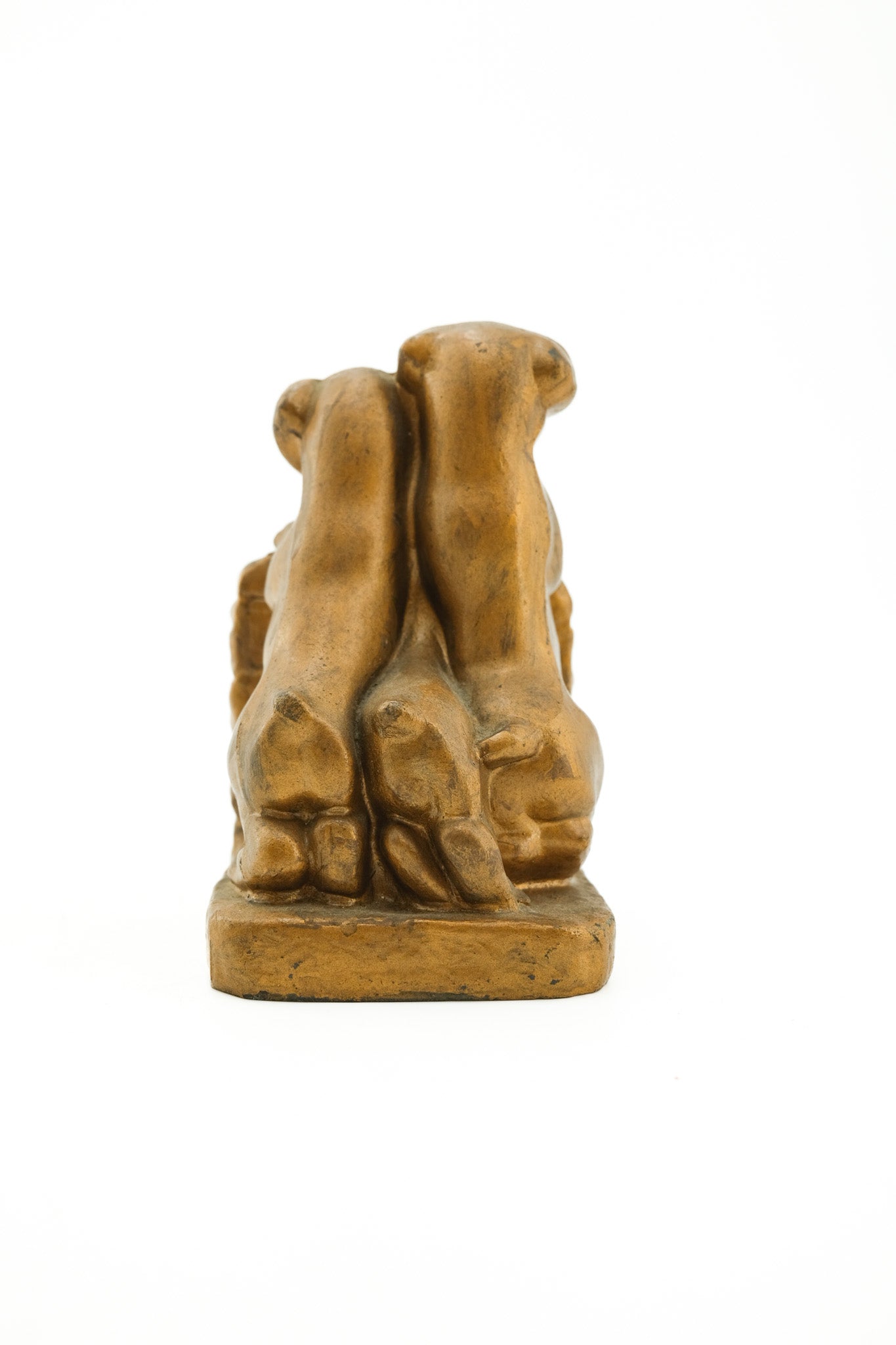 Three Puppies Metal Bookends / 3匹の子犬の金属製ブックエンド