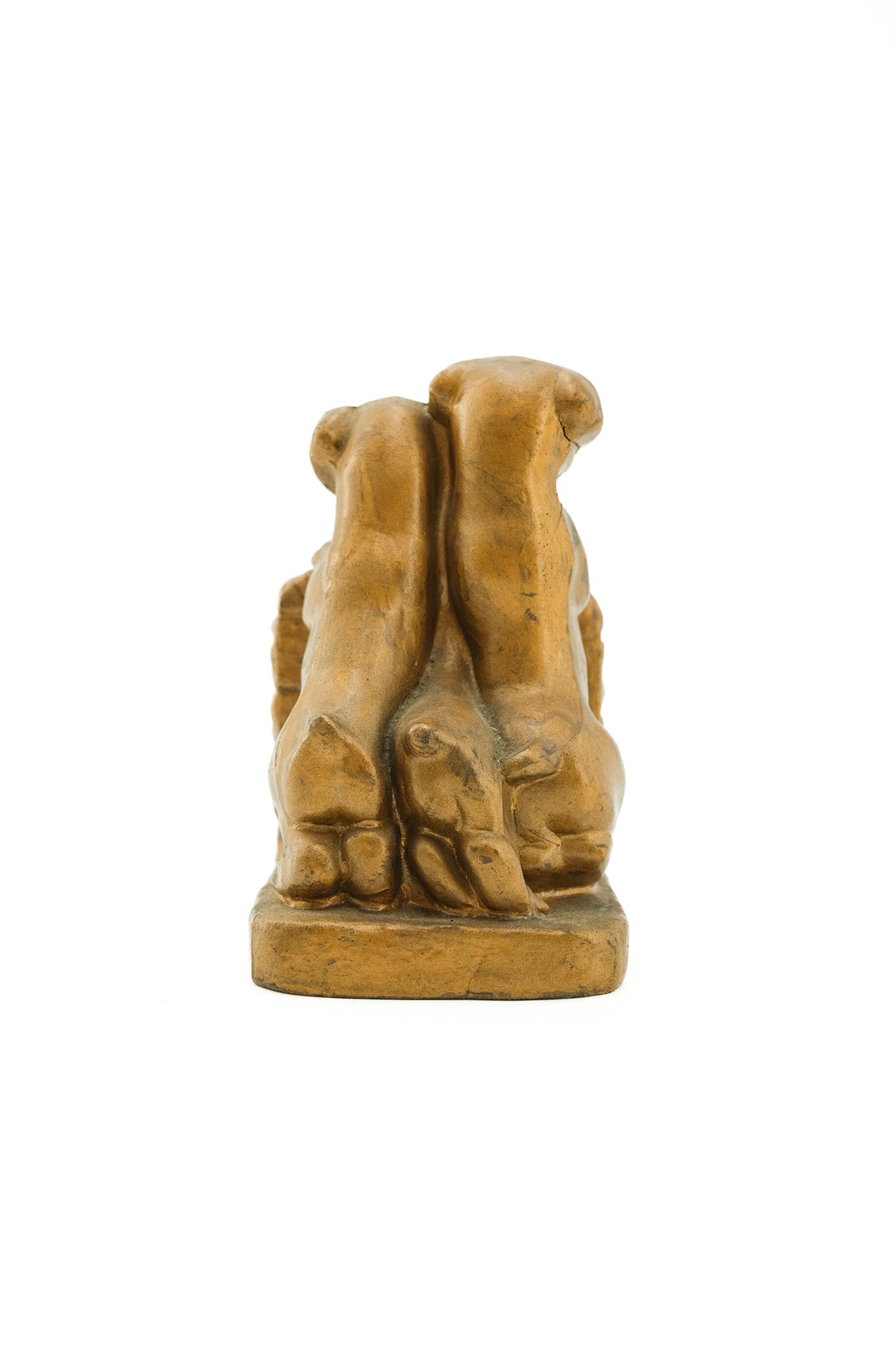 Three Puppies Metal Bookends / 3匹の子犬の金属製ブックエンド