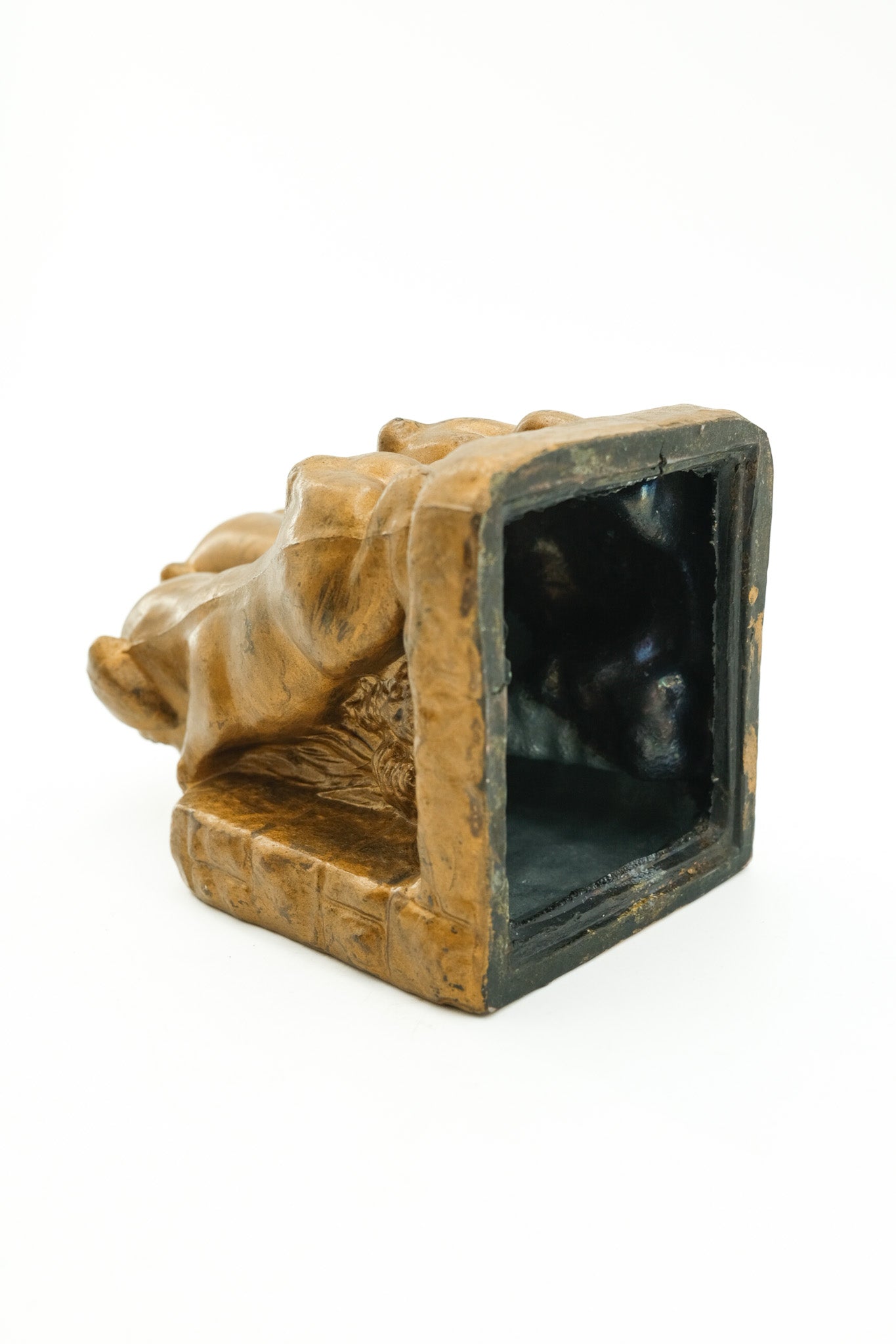 Three Puppies Metal Bookends / 3匹の子犬の金属製ブックエンド