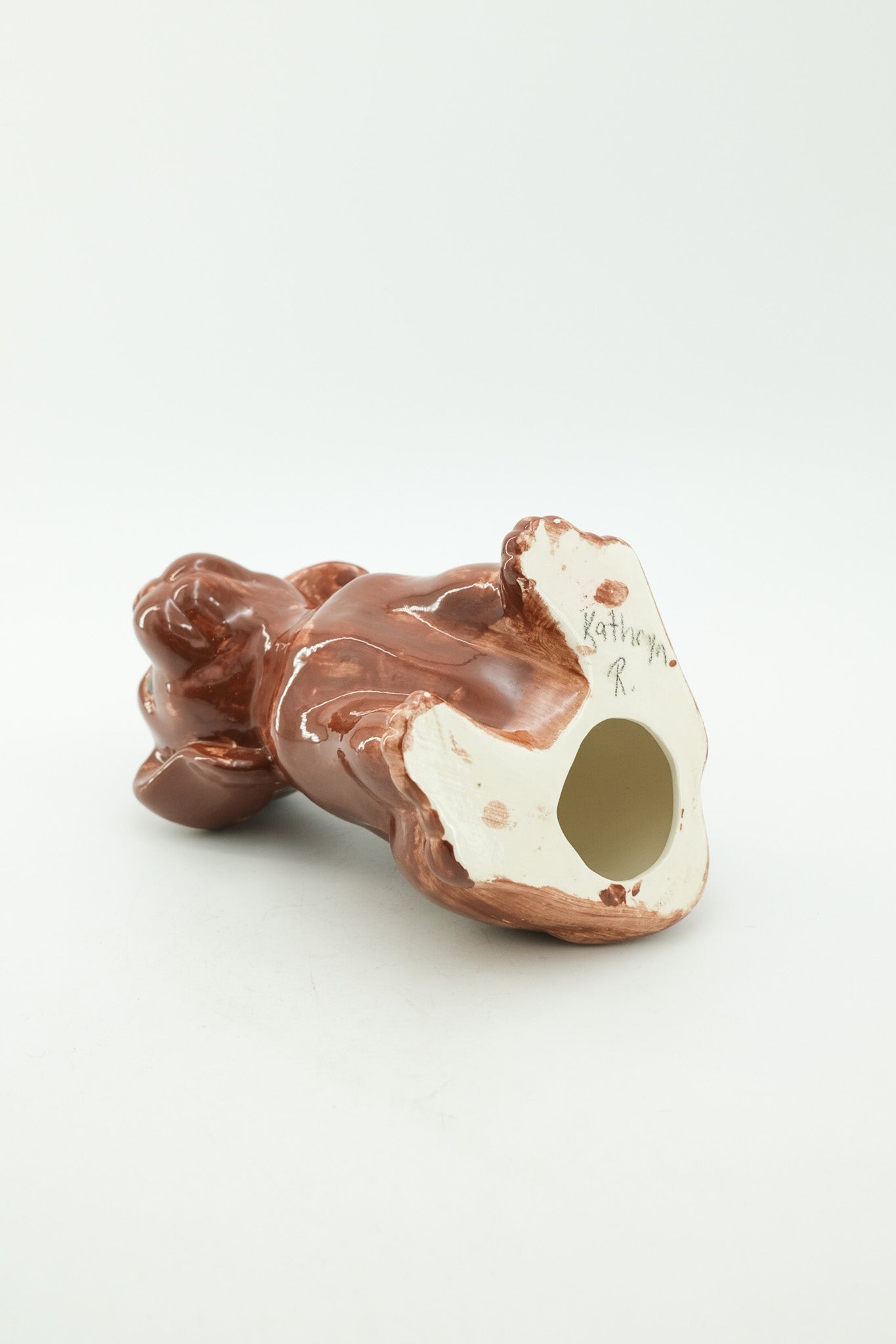 Ceramic Dog Ornament / 陶器犬のオブジェ