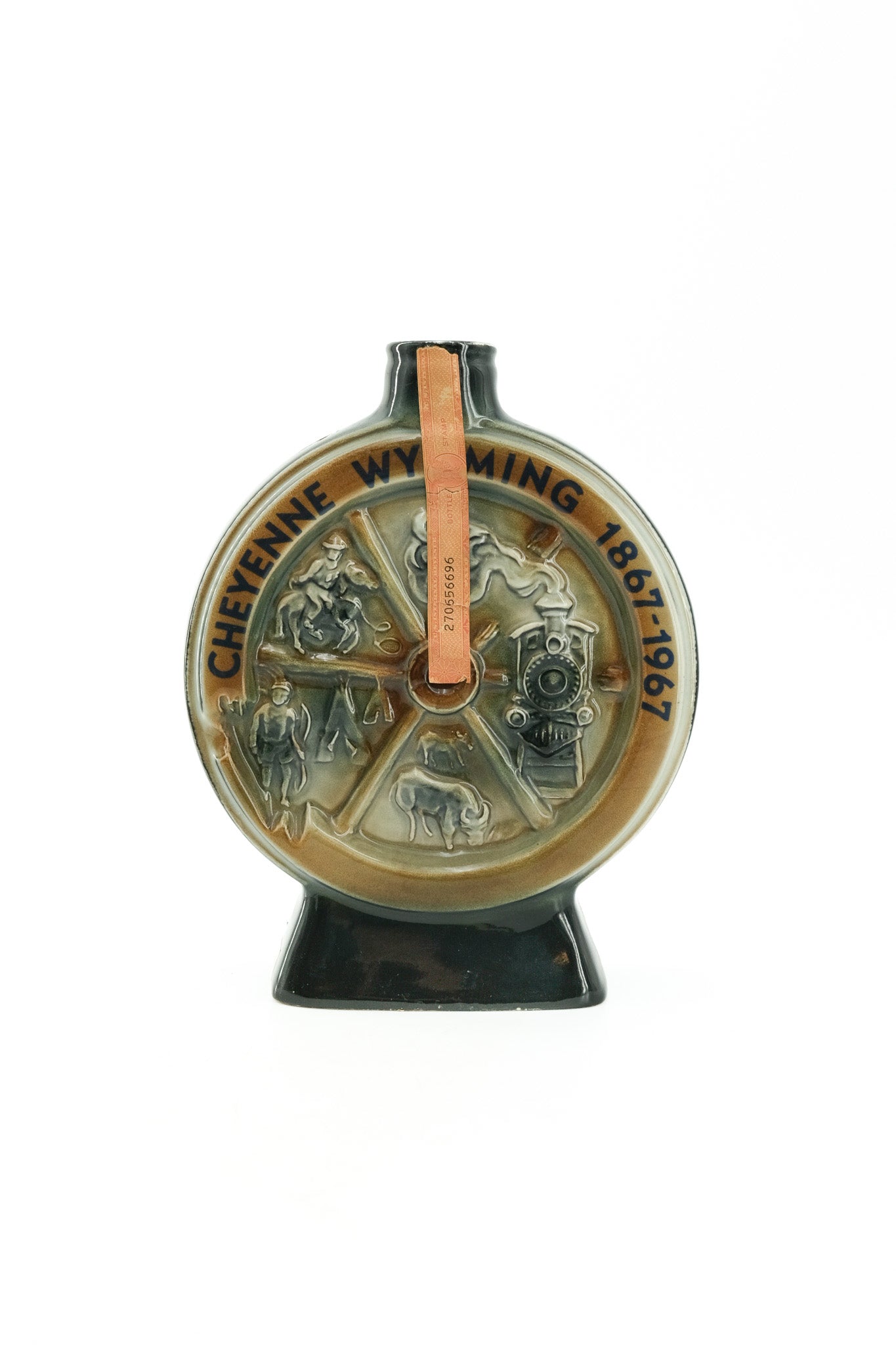 CHEYENNE CENTENNIAL Beam Decanter / ジムビーム シャイアン・センテニアル 陶器ボトル