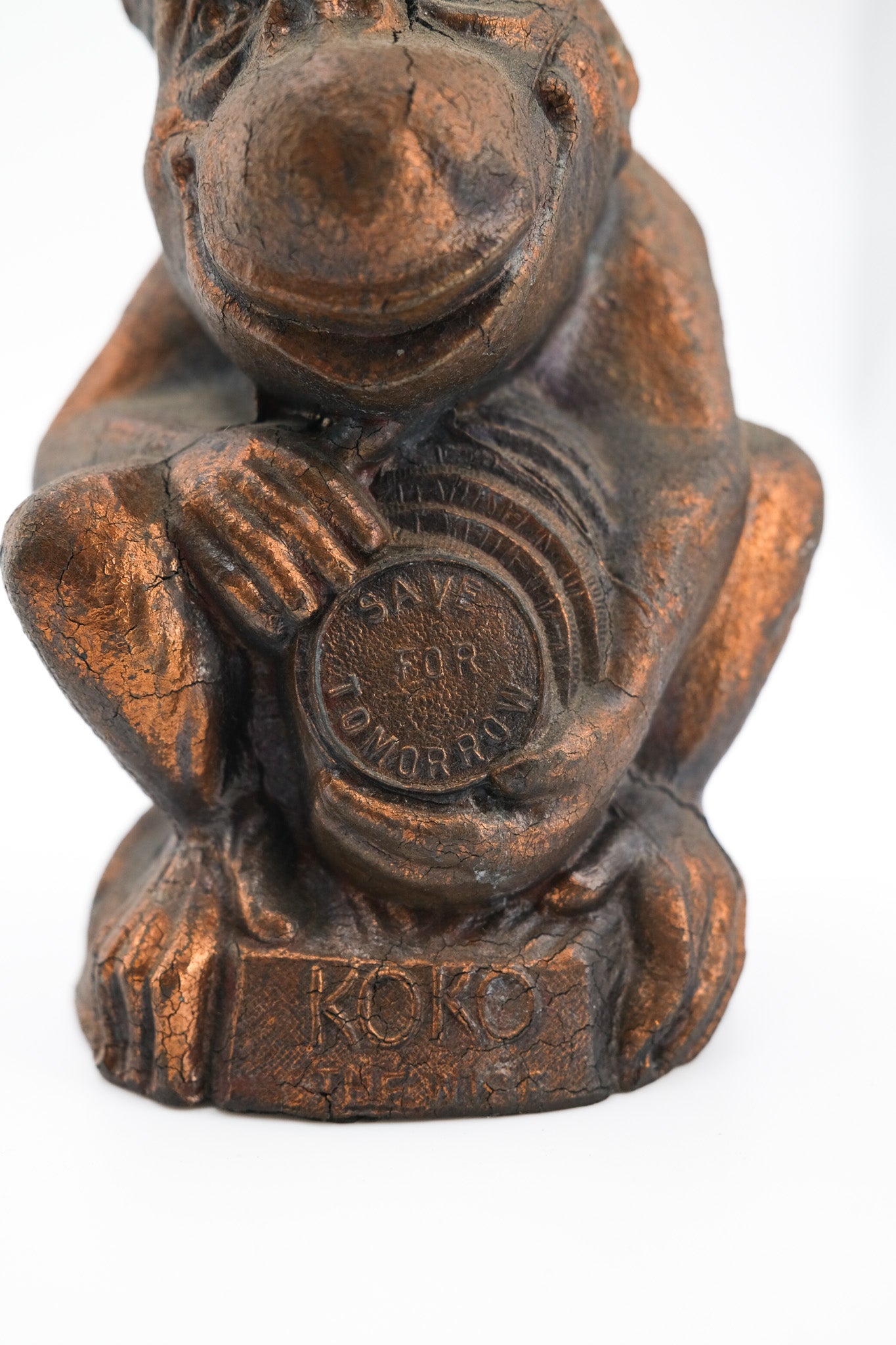 Metal Monkey Bank "KOKO" / 金属製 サルの貯金箱 "KOKO"
