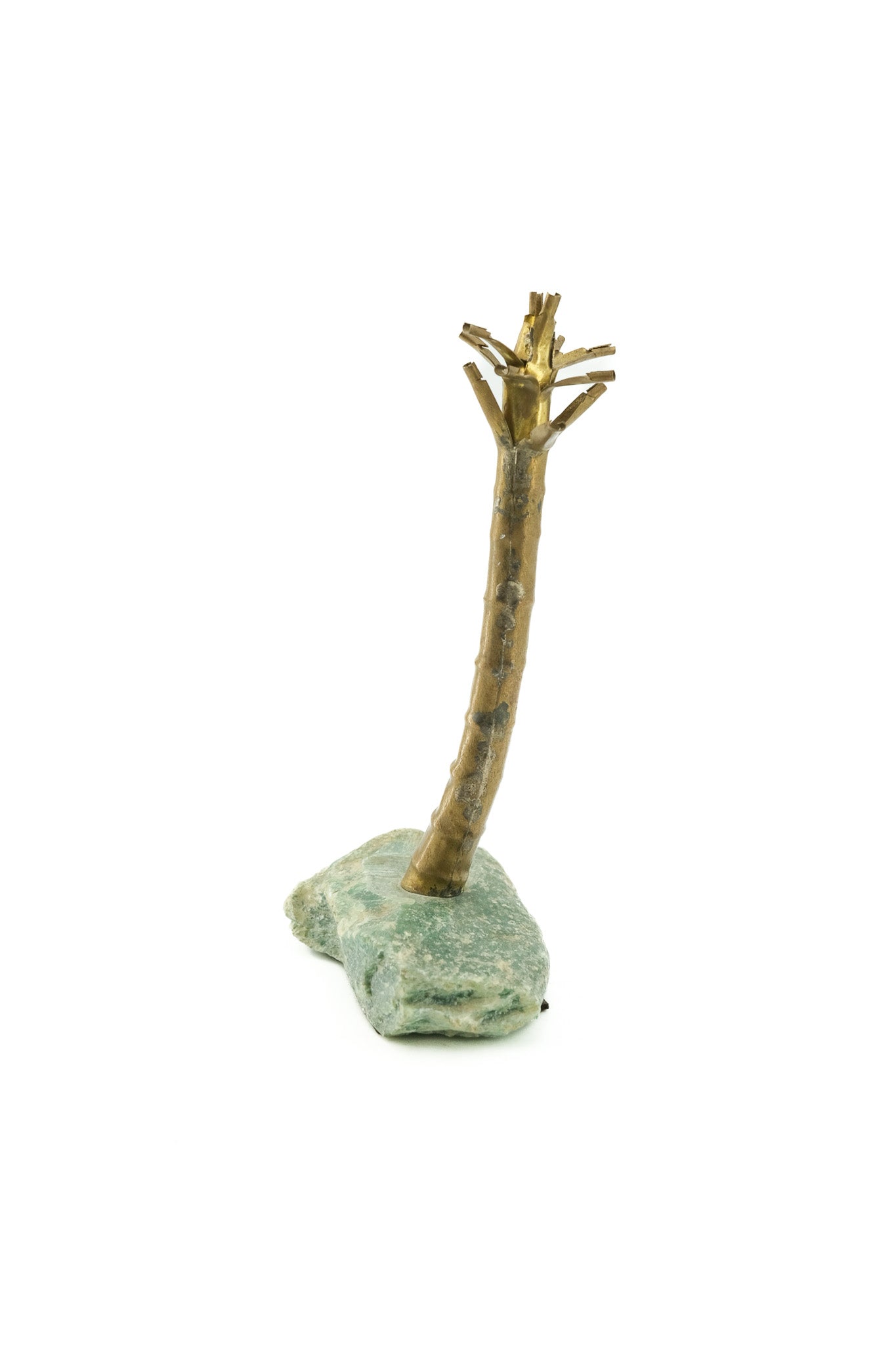 Brass and Stone Object / 真鍮と石のオブジェ