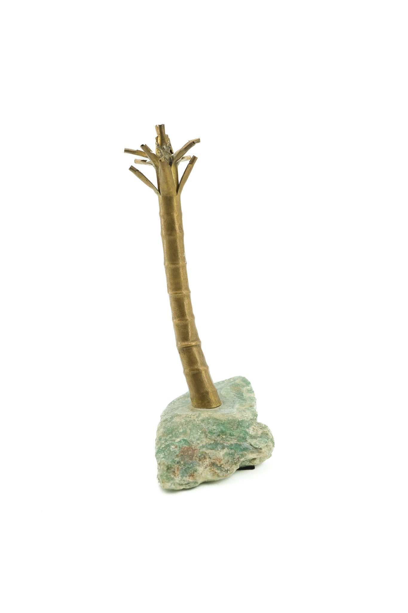 Brass and Stone Object / 真鍮と石のオブジェ