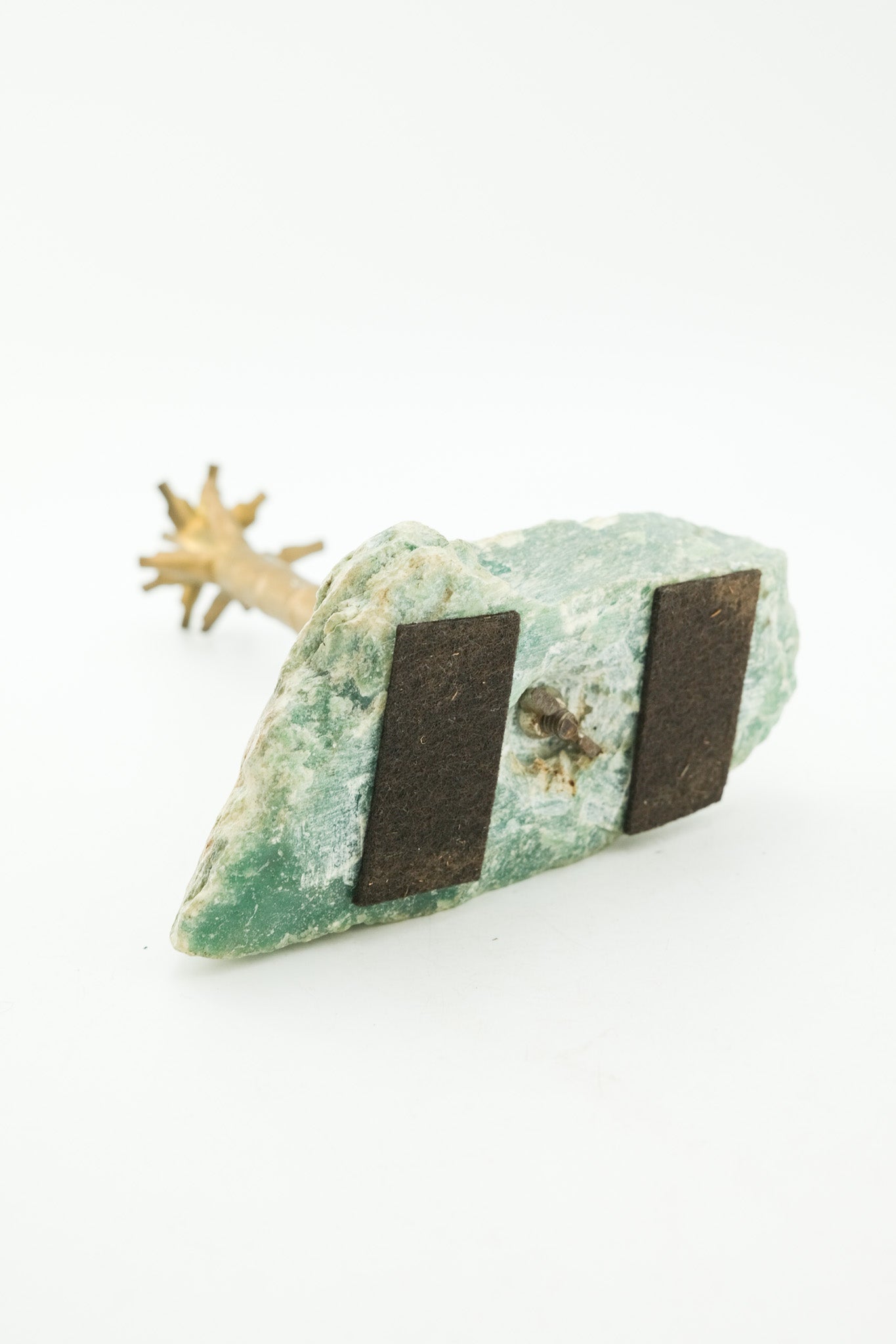 Brass and Stone Object / 真鍮と石のオブジェ