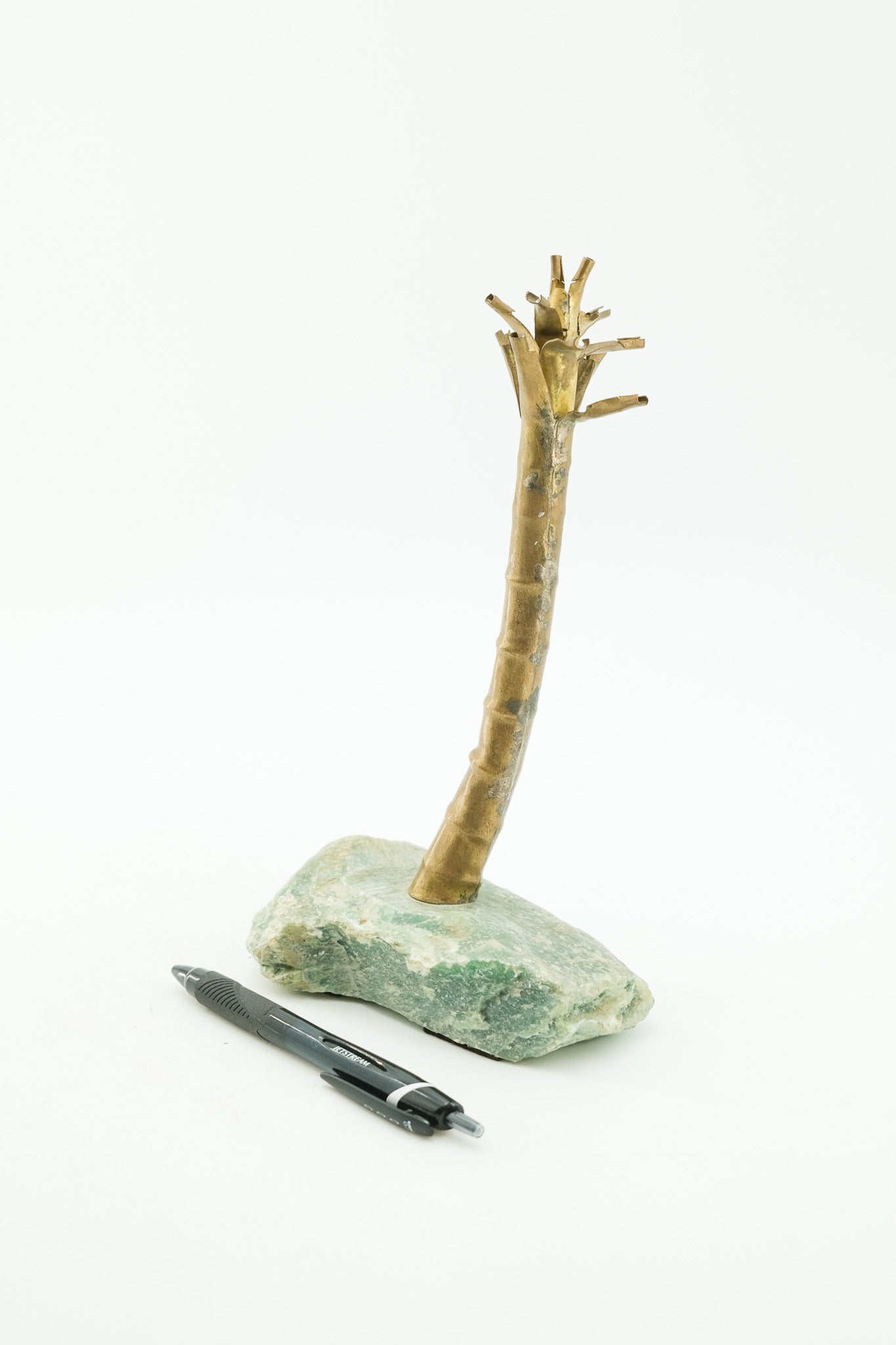 Brass and Stone Object / 真鍮と石のオブジェ