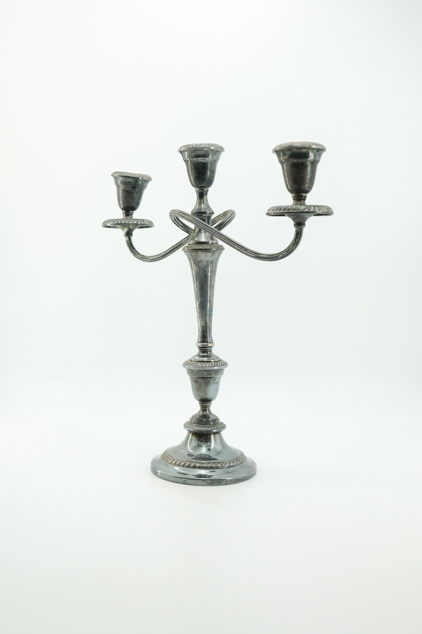 GORHAM STERLING シルバー キャンドルホルダー 3灯 Gorham Silver-Plated 3-Light Candelabra / ゴーハム シルバー