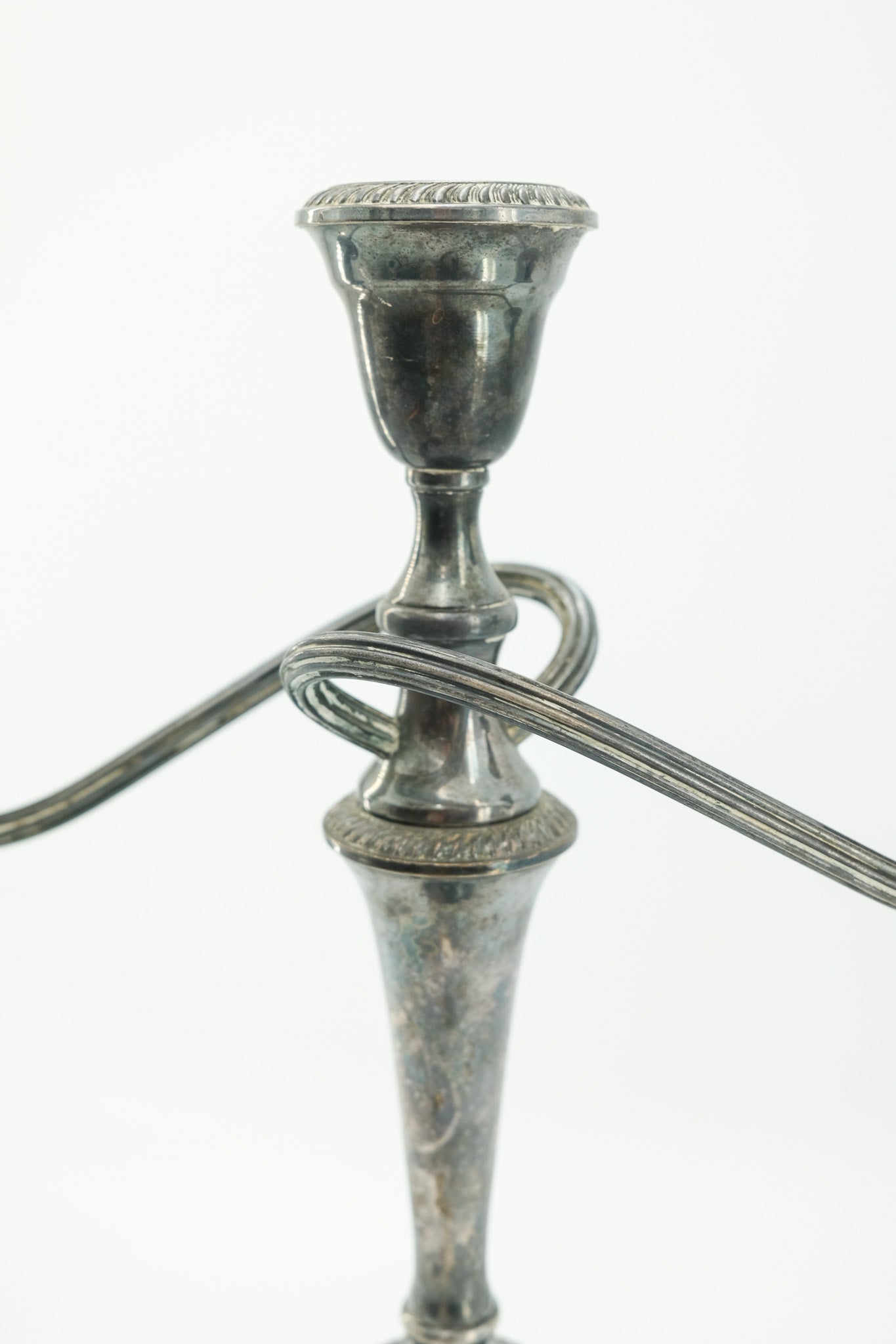 Gorham Silver-Plated 3-Light Candelabra / ゴーハム シルバープレート 3灯キャンドルスタンド