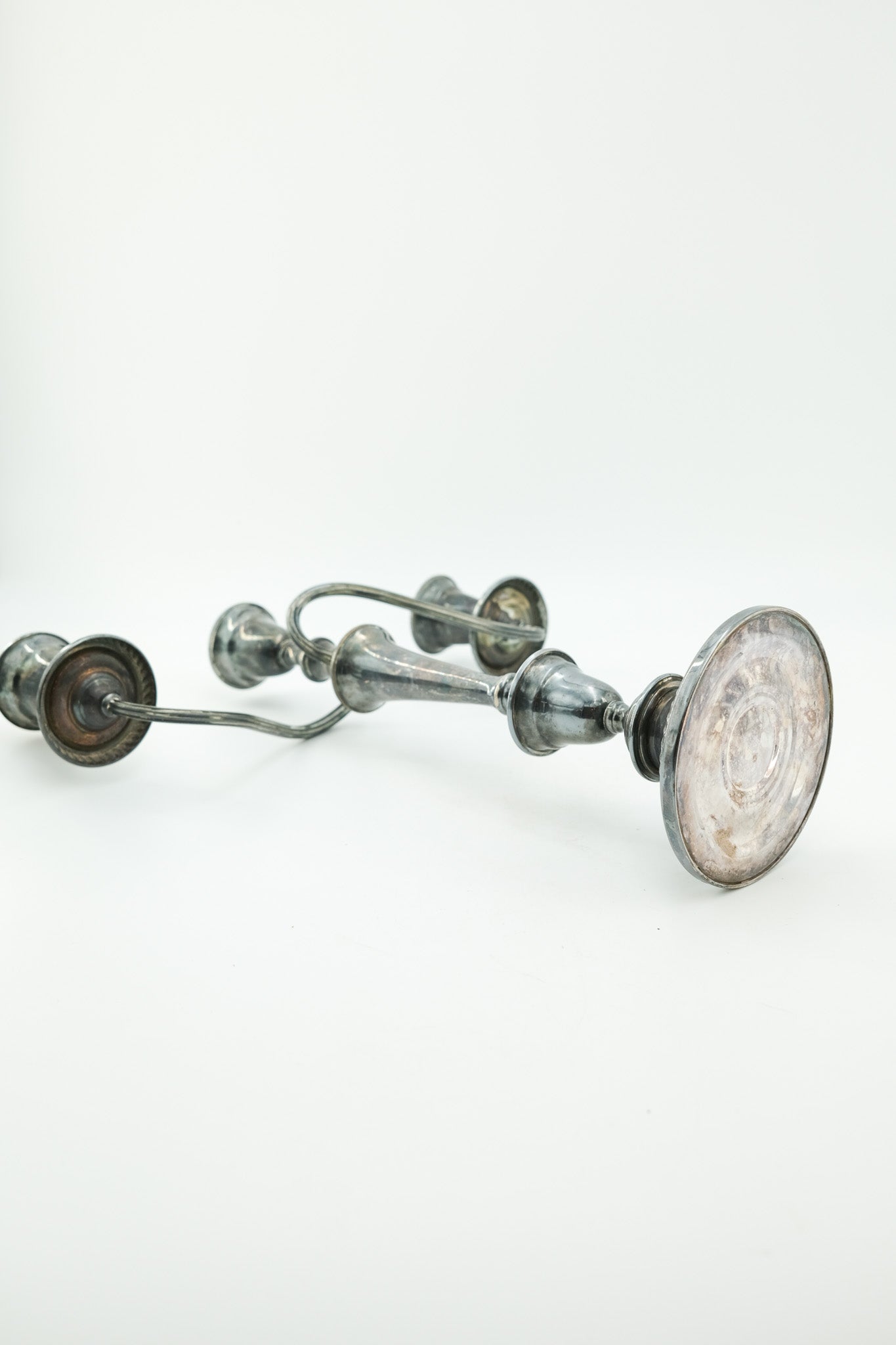 Gorham Silver-Plated 3-Light Candelabra / ゴーハム シルバープレート 3灯キャンドルスタンド