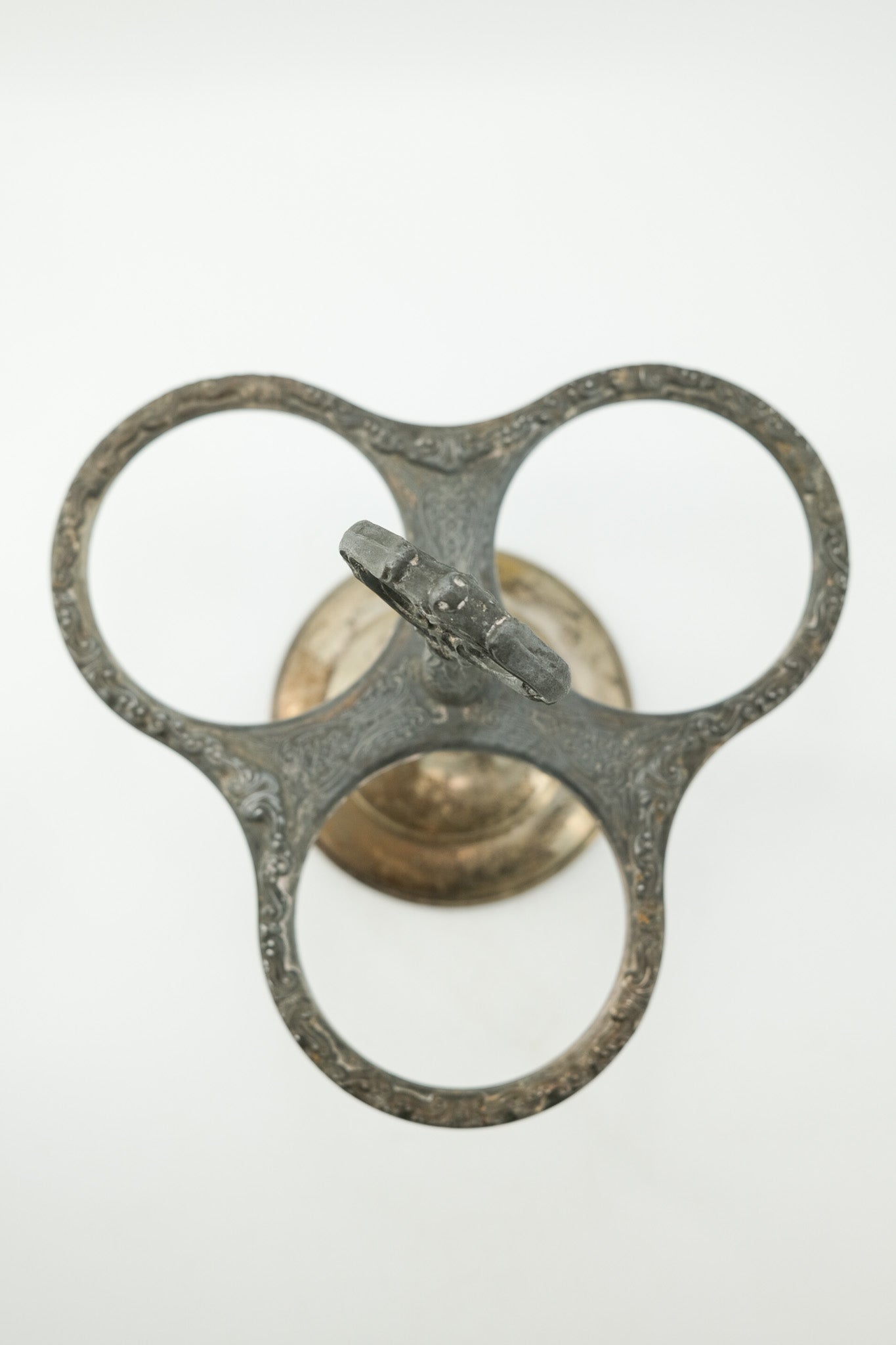 Antique Cruet Stand (3-Hole) / アンティーク クルエットスタンド（3つ穴）