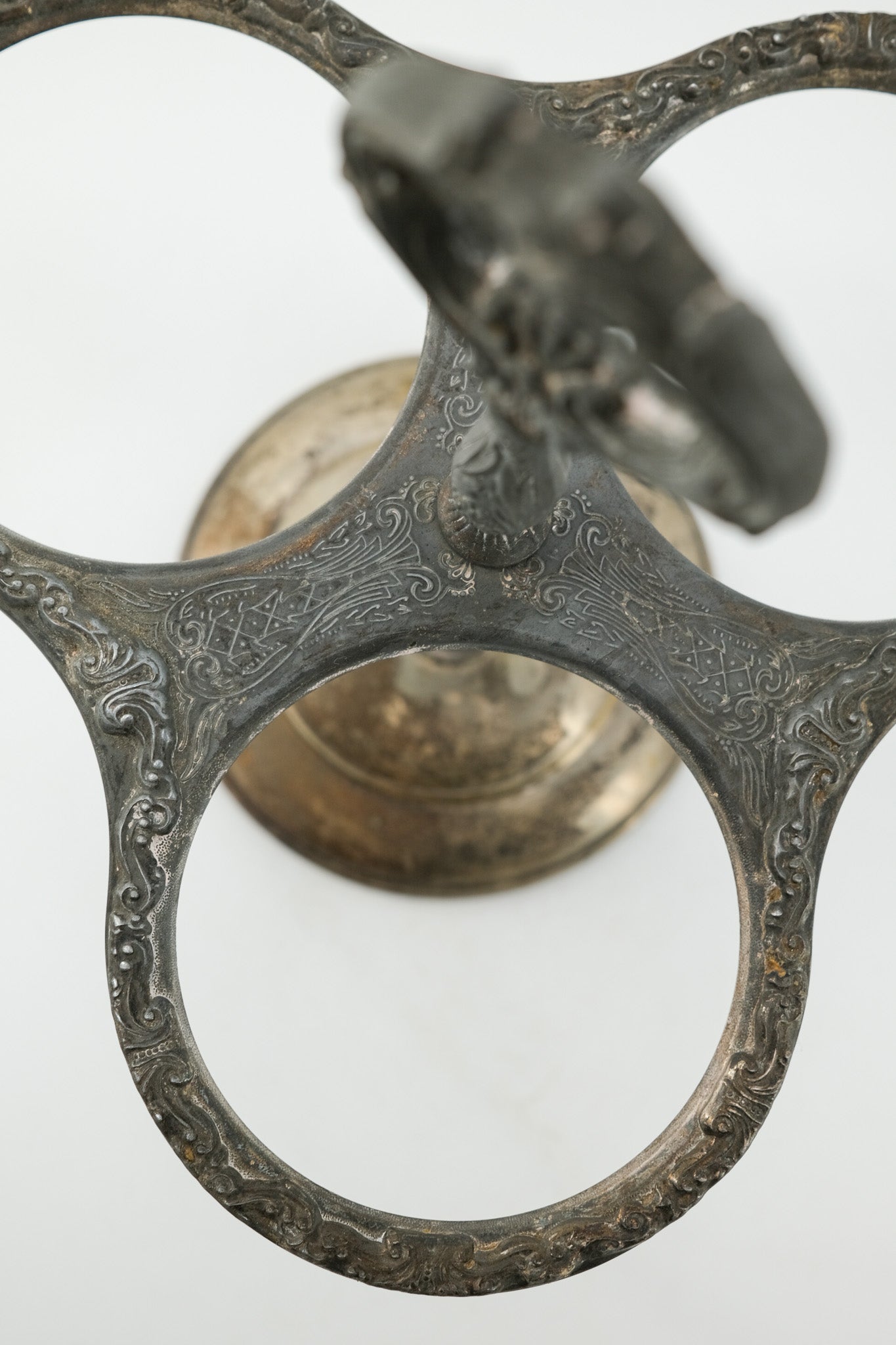 Antique Cruet Stand (3-Hole) / アンティーク クルエットスタンド（3つ穴）