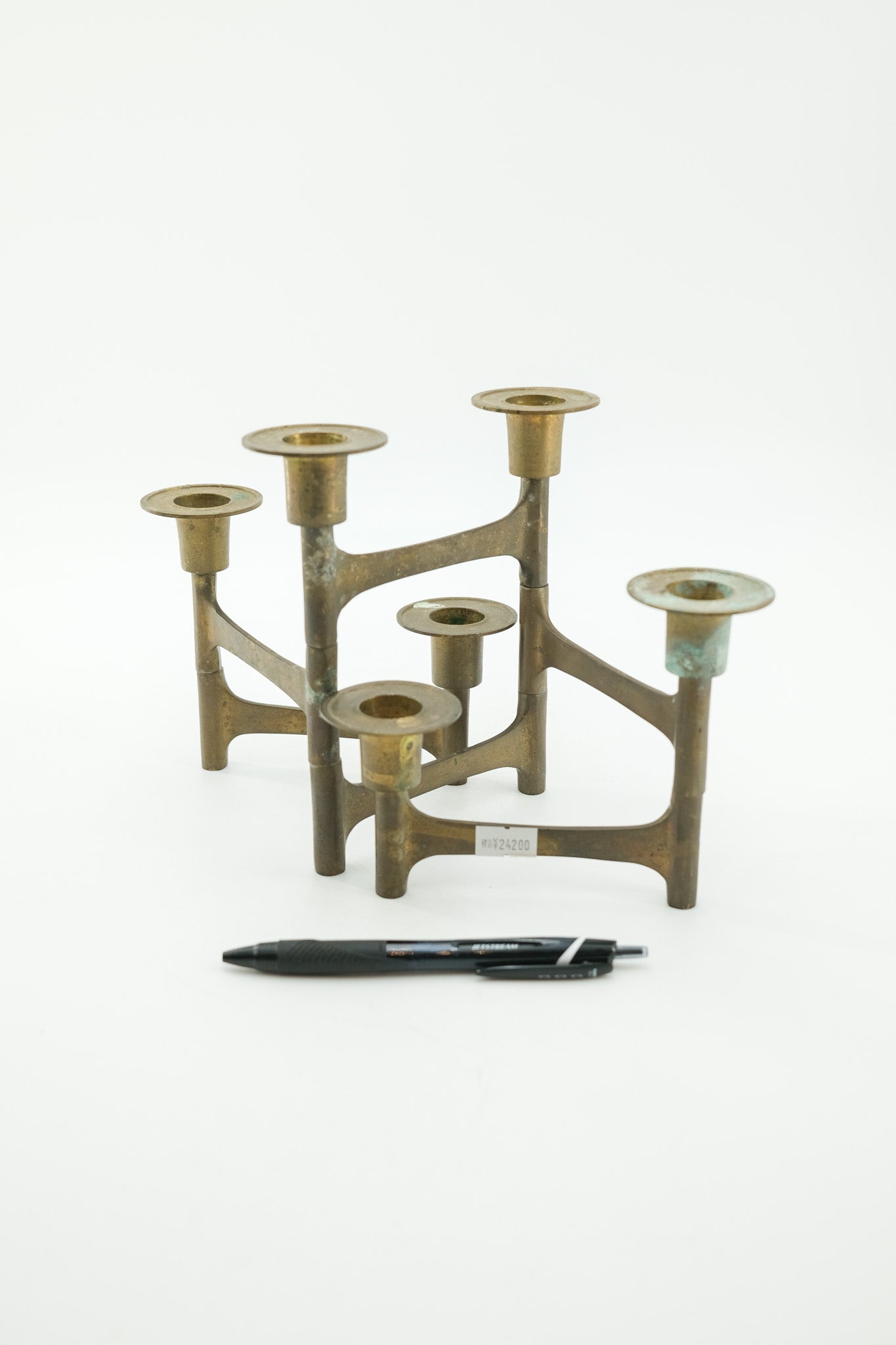 Brass Candelabra / 真鍮のキャンドルスタンド