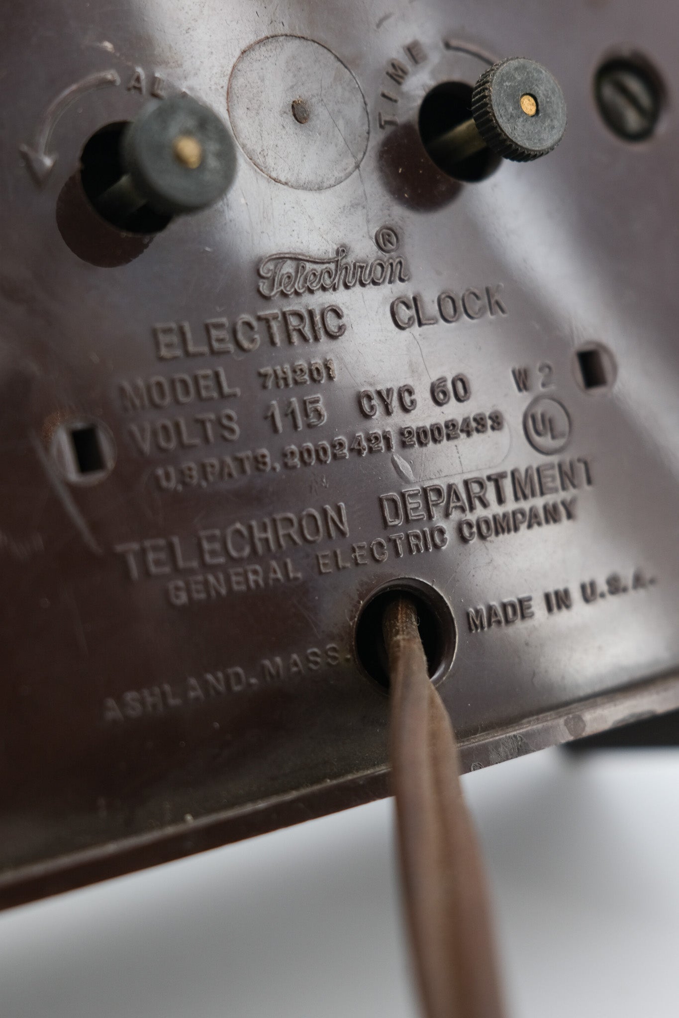Telechron "Commonwealth" Electric Alarm Clock / テレクロン "コモンウェルス" 電気式置き時計