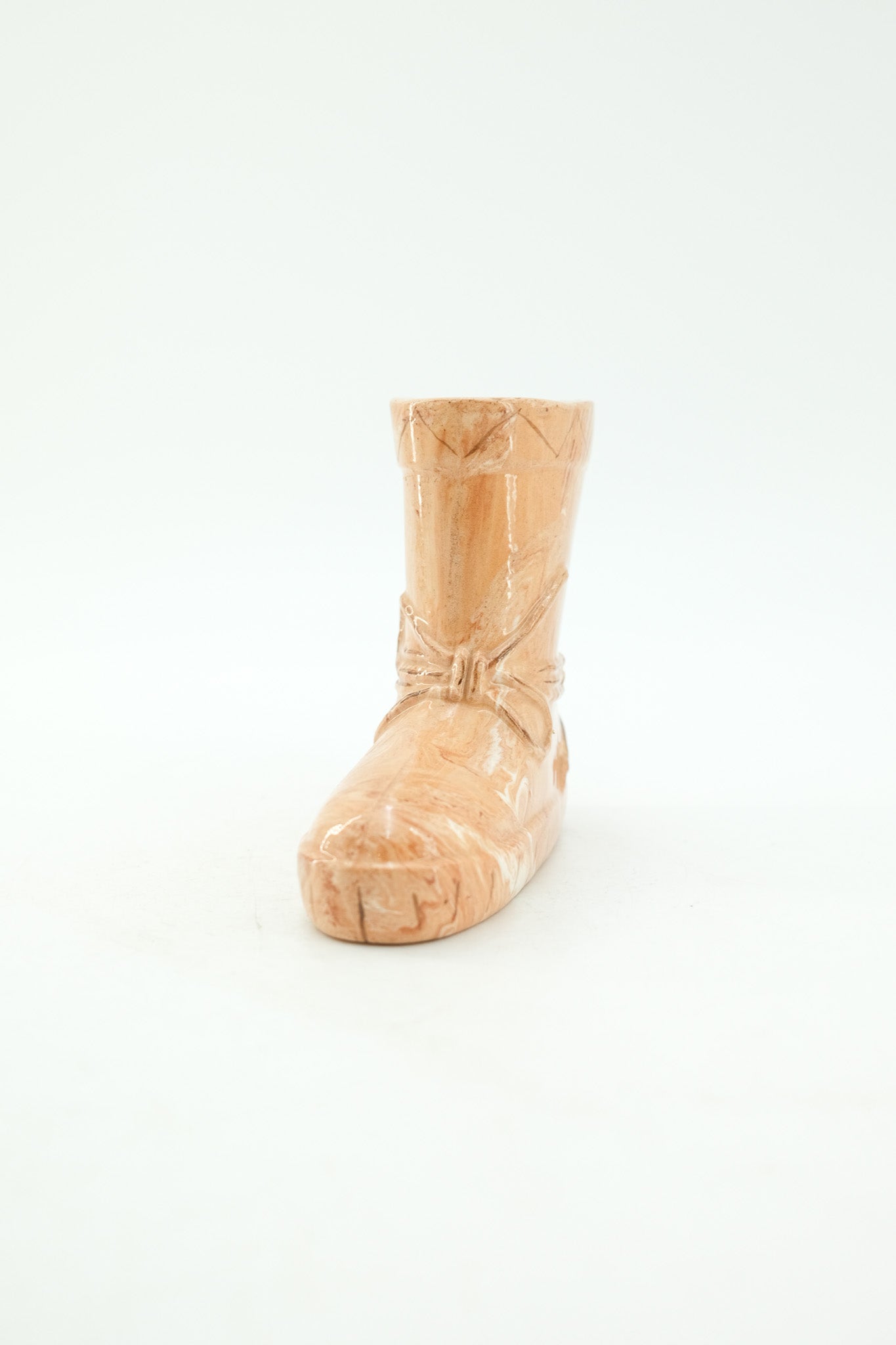 Ceramic Boot Vase / 陶器製ブーツ型フラワーベース