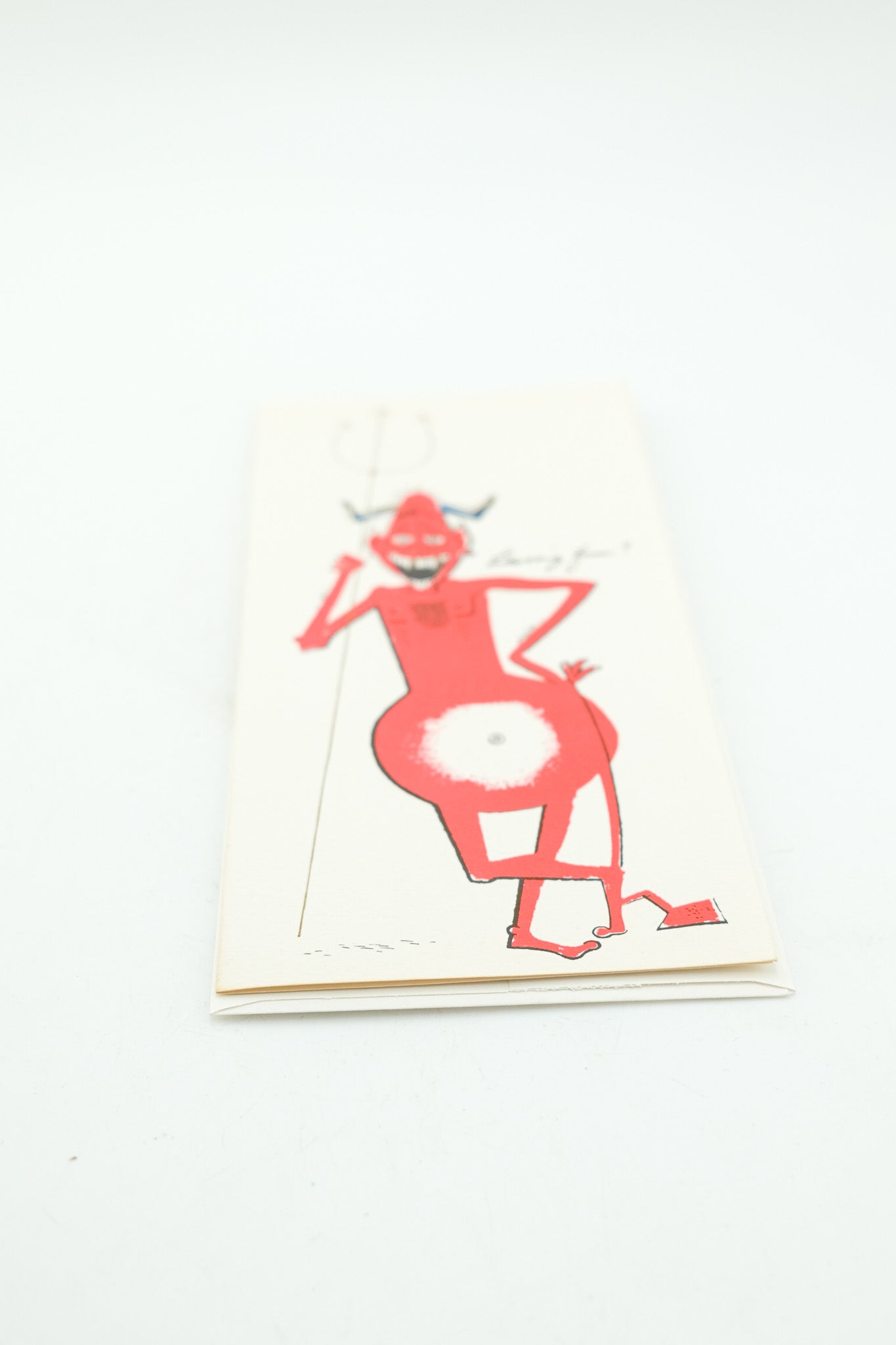 Everlast Greetings Studio Greeting Card / ヴィンテージ デビル メッセージカード（封筒付き）
