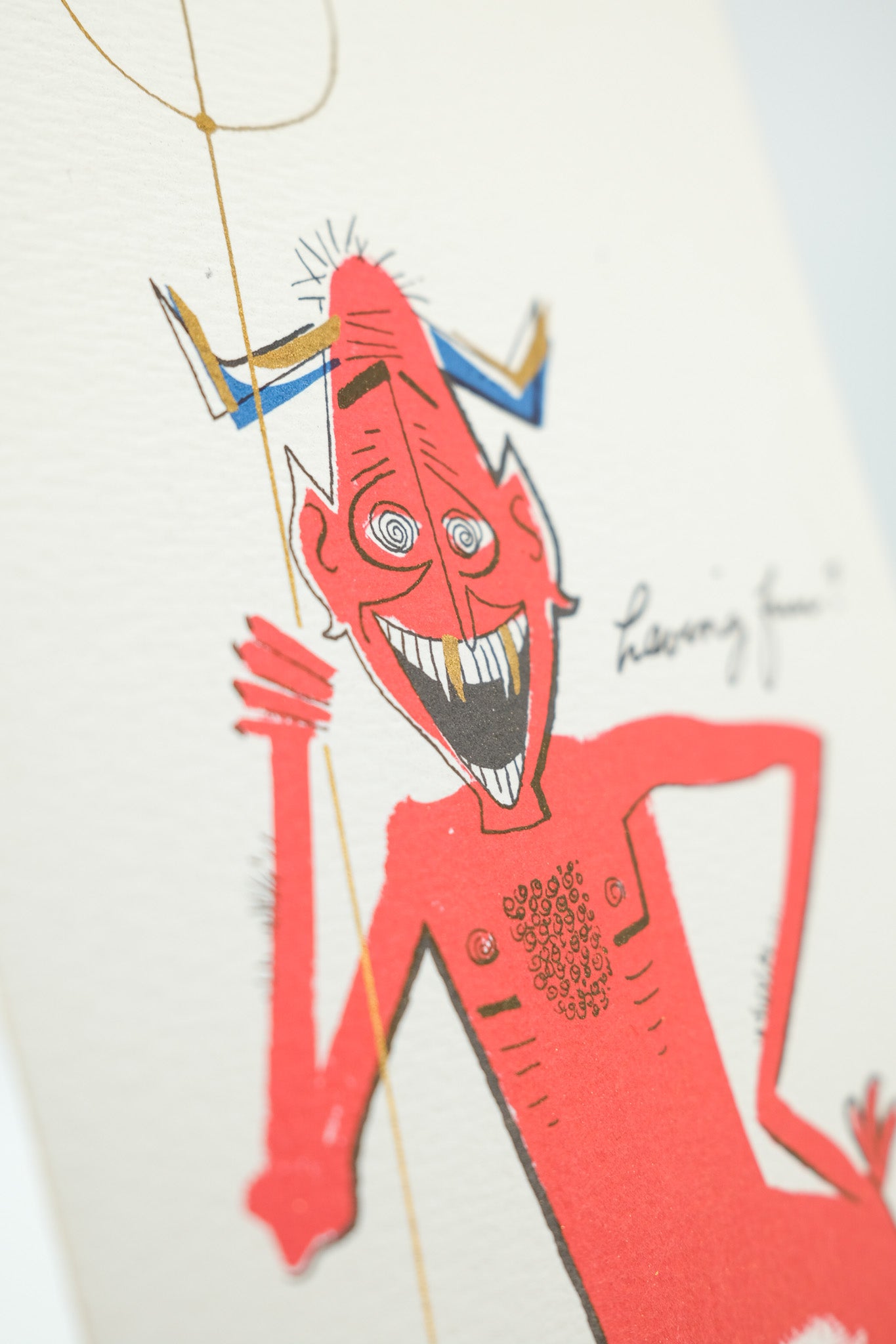 Everlast Greetings Studio Greeting Card / ヴィンテージ デビル メッセージカード（封筒付き）
