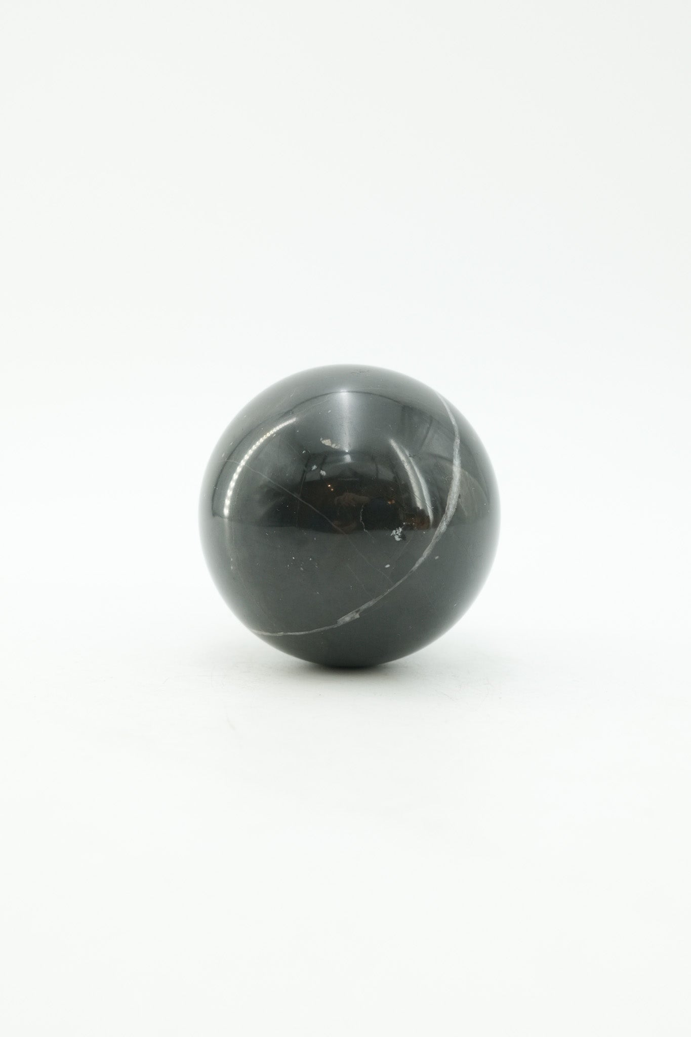 Black Marble Sphere / 黒大理石のスフィア（丸玉）