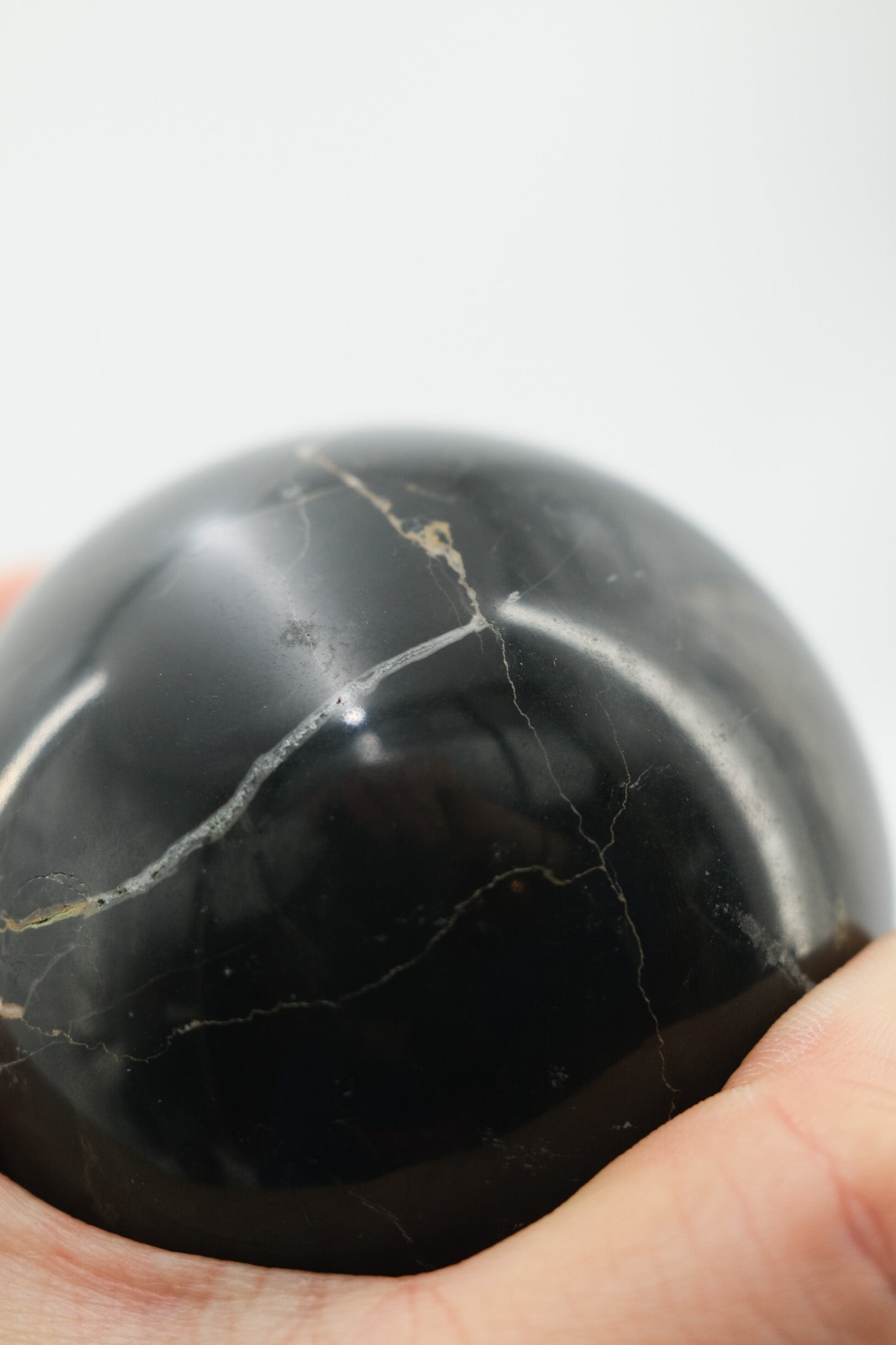 Black Marble Sphere / 黒大理石のスフィア（丸玉）