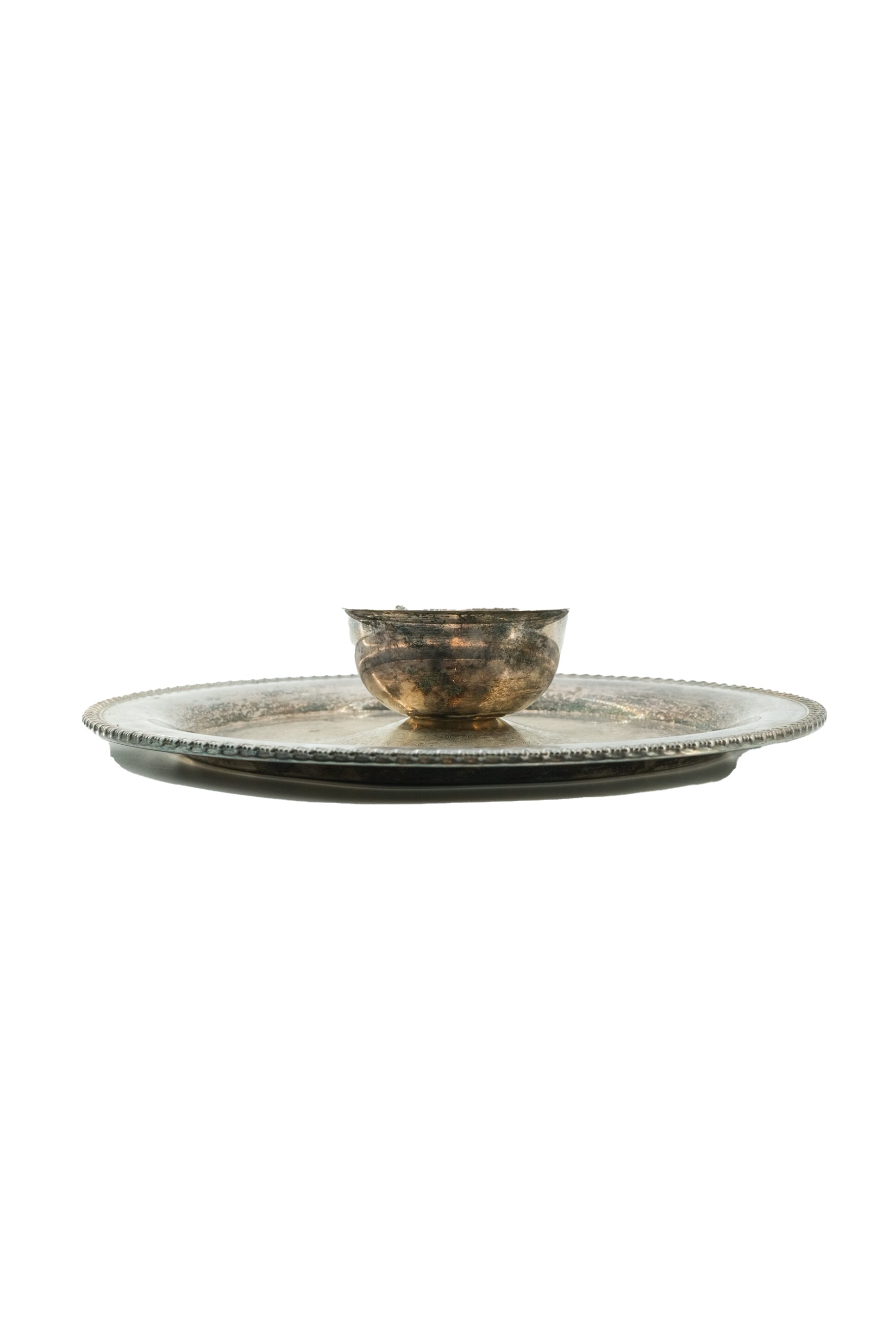 WM. A. ROGERS & Silver Plate Chip & Dip Dish / シルバープレート チップ＆ディップ ディッシュ
