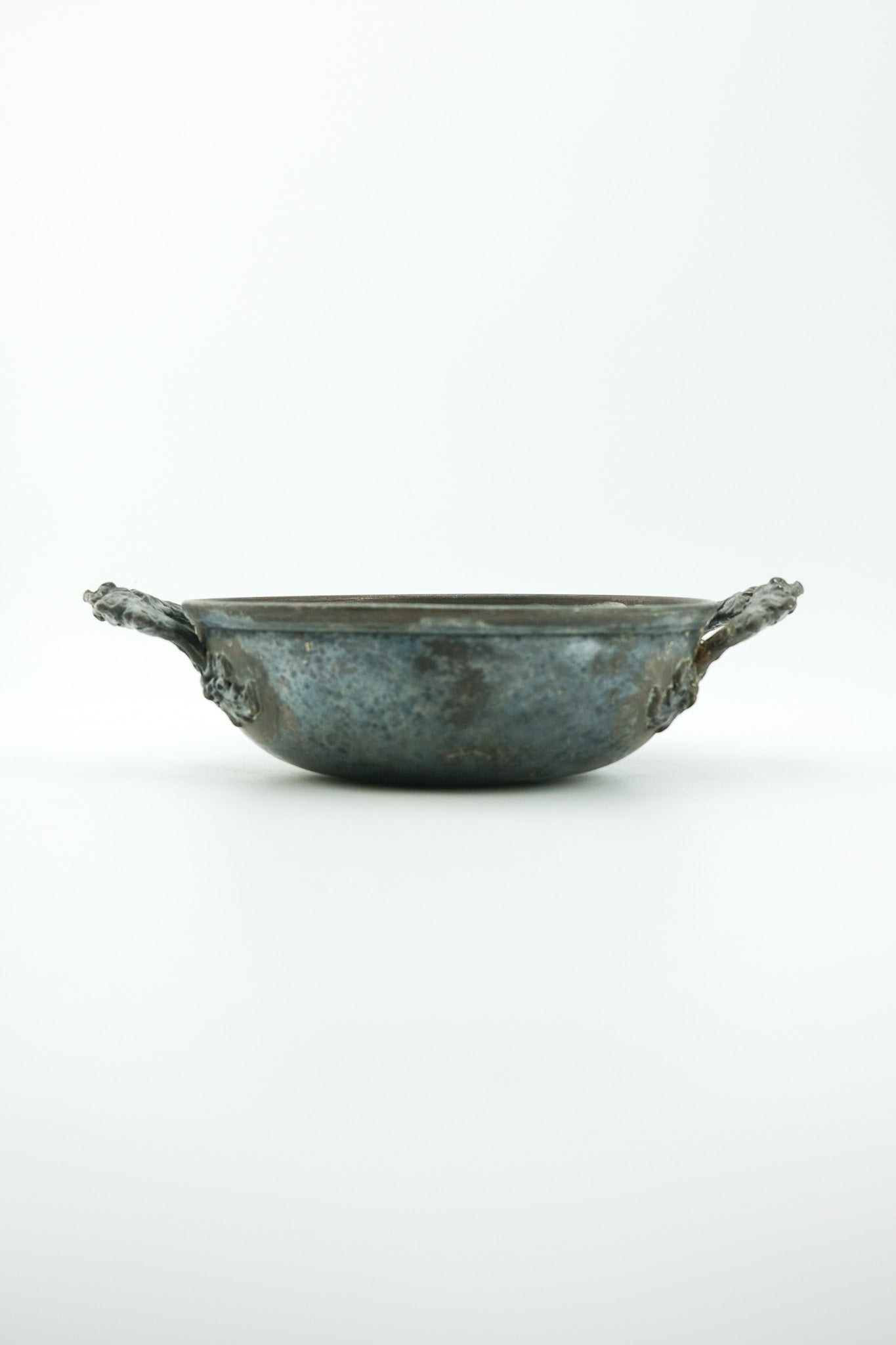 Silver Plated Serving Bowl with Copper Bleeding / シルバープレート サービングボウル