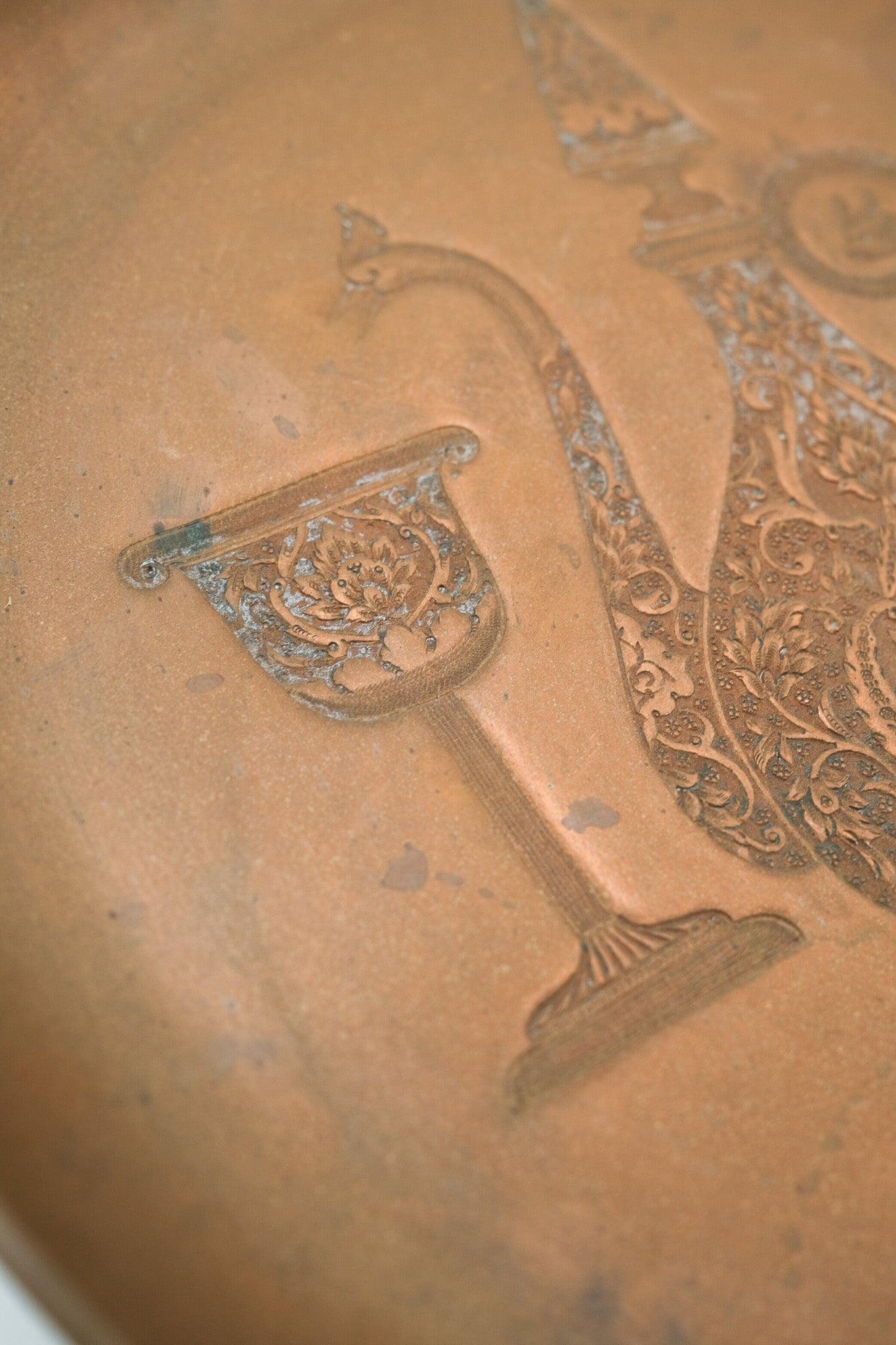 Copper Wall Plating / 銅製飾り皿