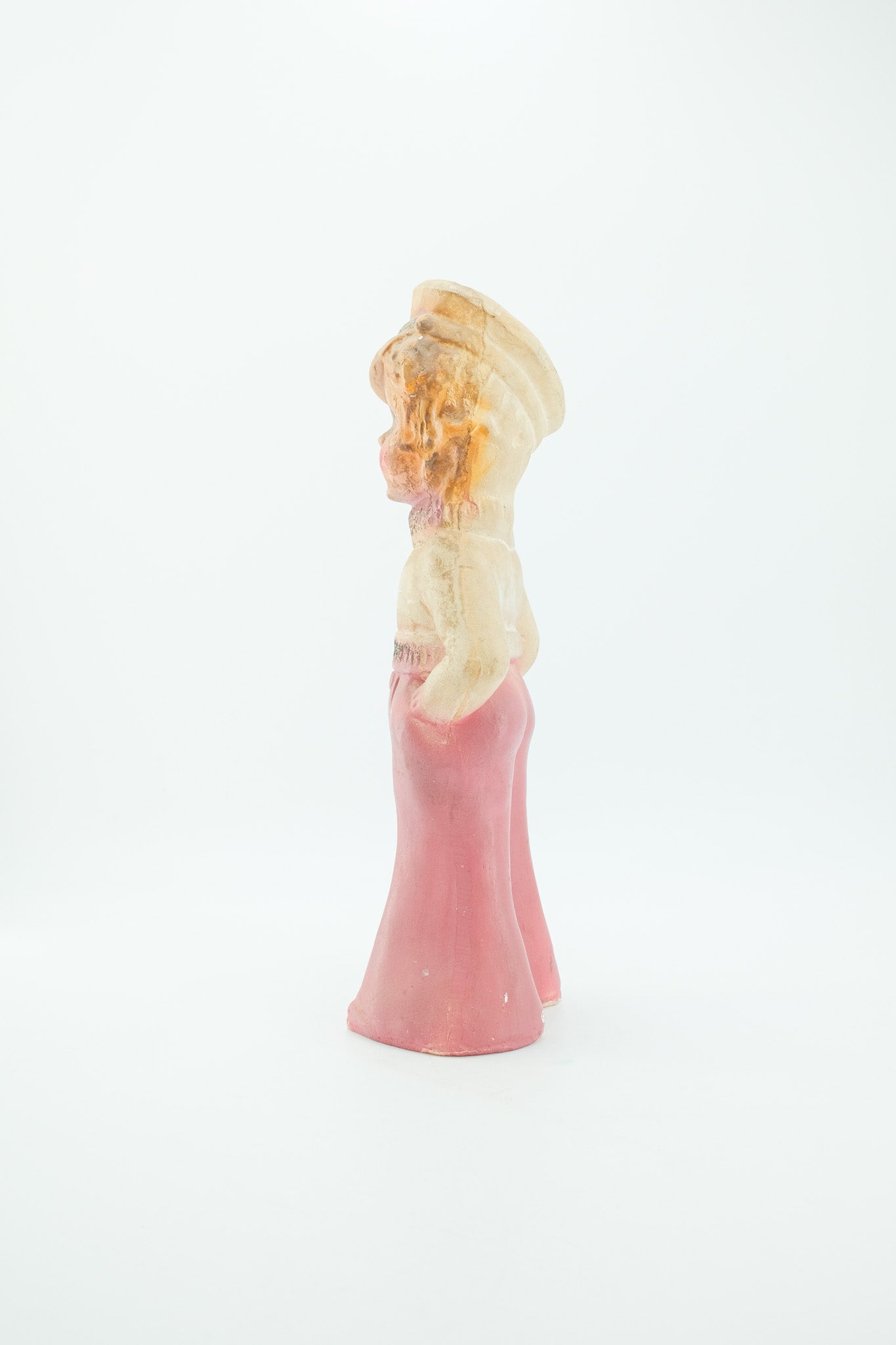 Chalkware Girl Doll / アメリカ買付 ビンテージ チョークドール