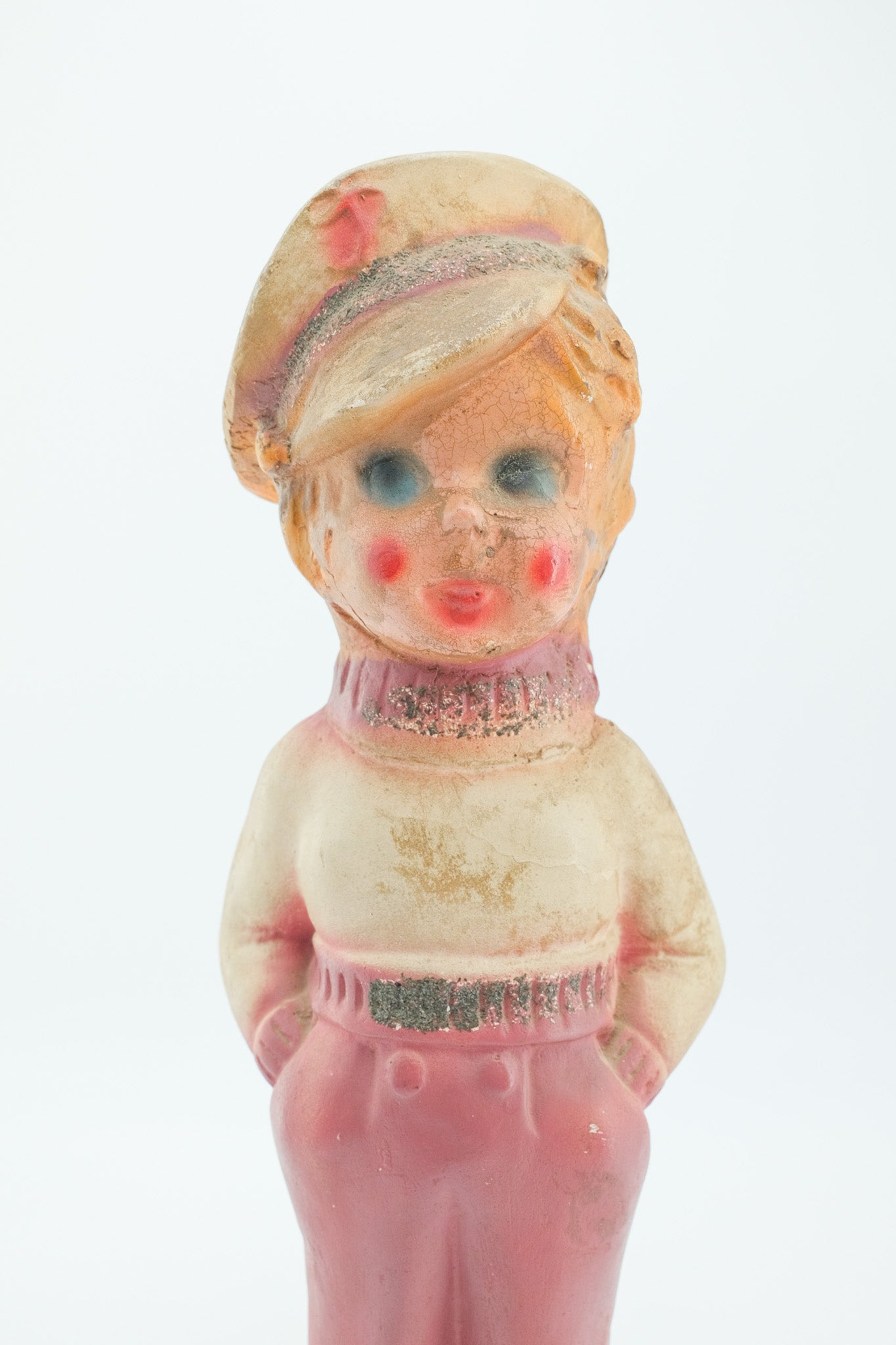 Chalkware Girl Doll / アメリカ買付 ビンテージ チョークドール
