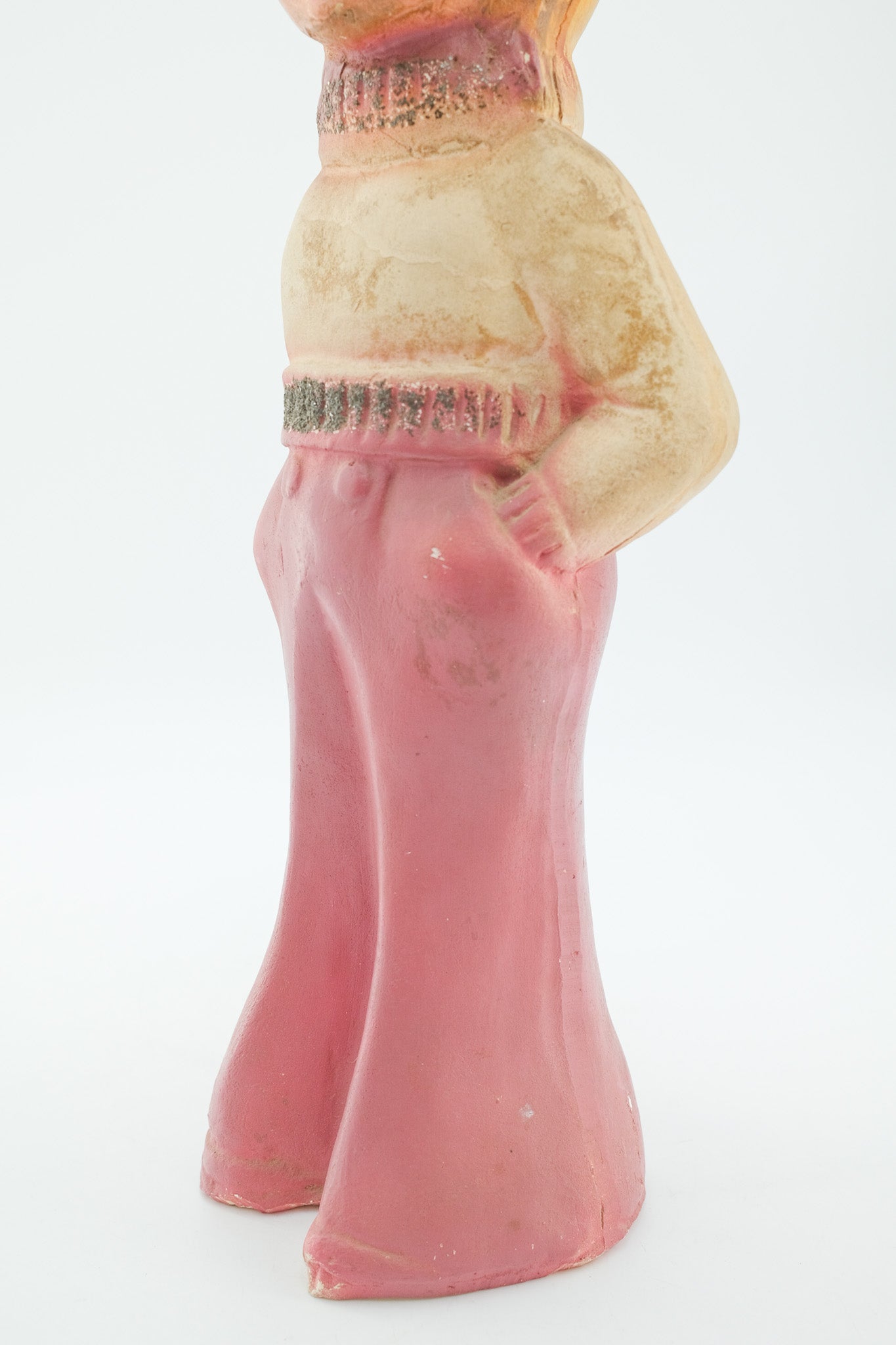 Chalkware Girl Doll / アメリカ買付 ビンテージ チョークドール