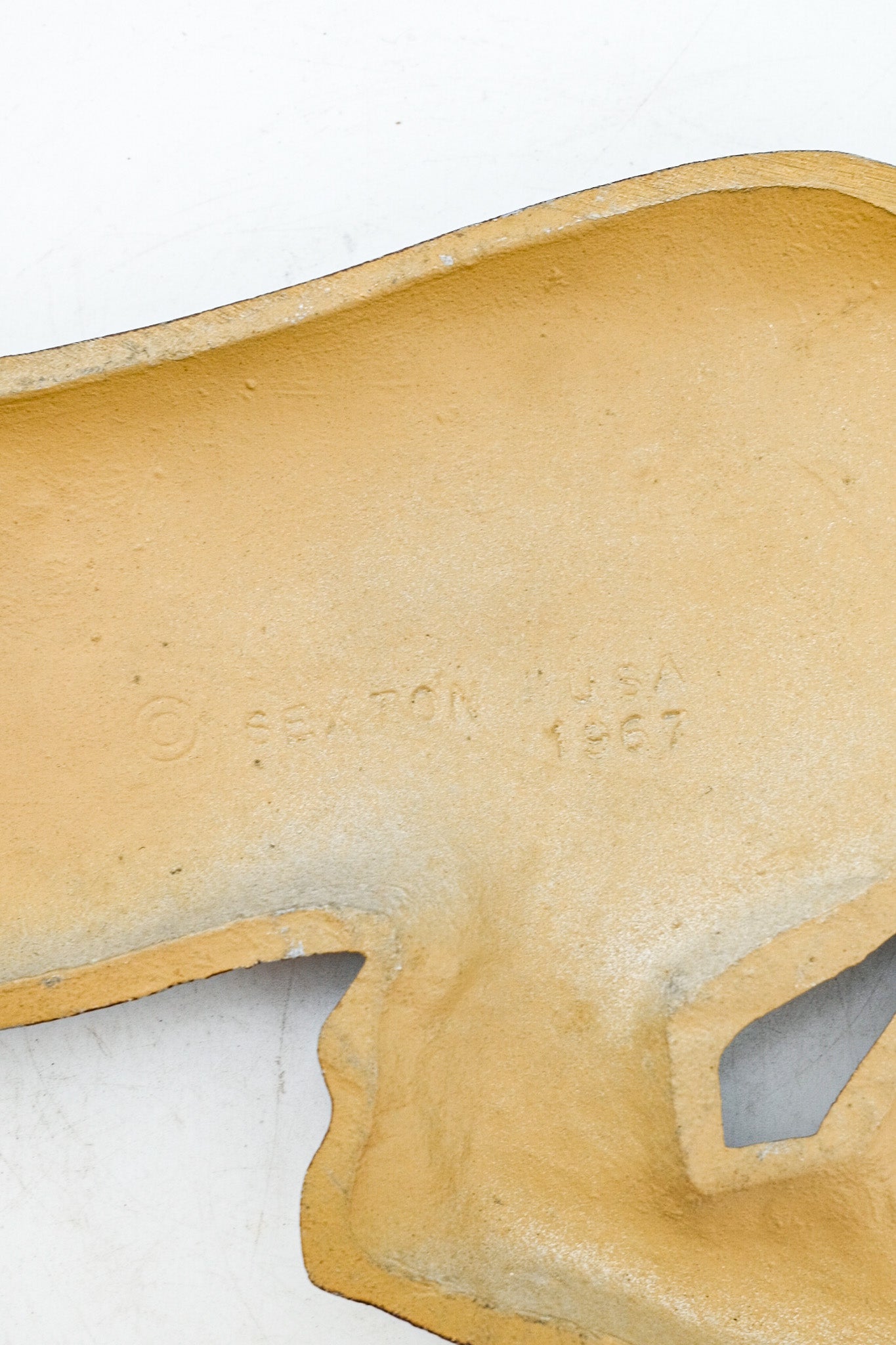 Sexton Cast Aluminum "Sad Hound Dog" Wall Decor / セクストン社 アルミ製 犬の壁飾り
